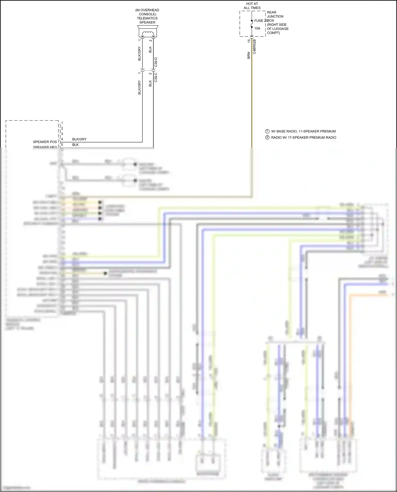 Wiring diagram nca for Jaguar XF II (2015-2020) (20 of 51)