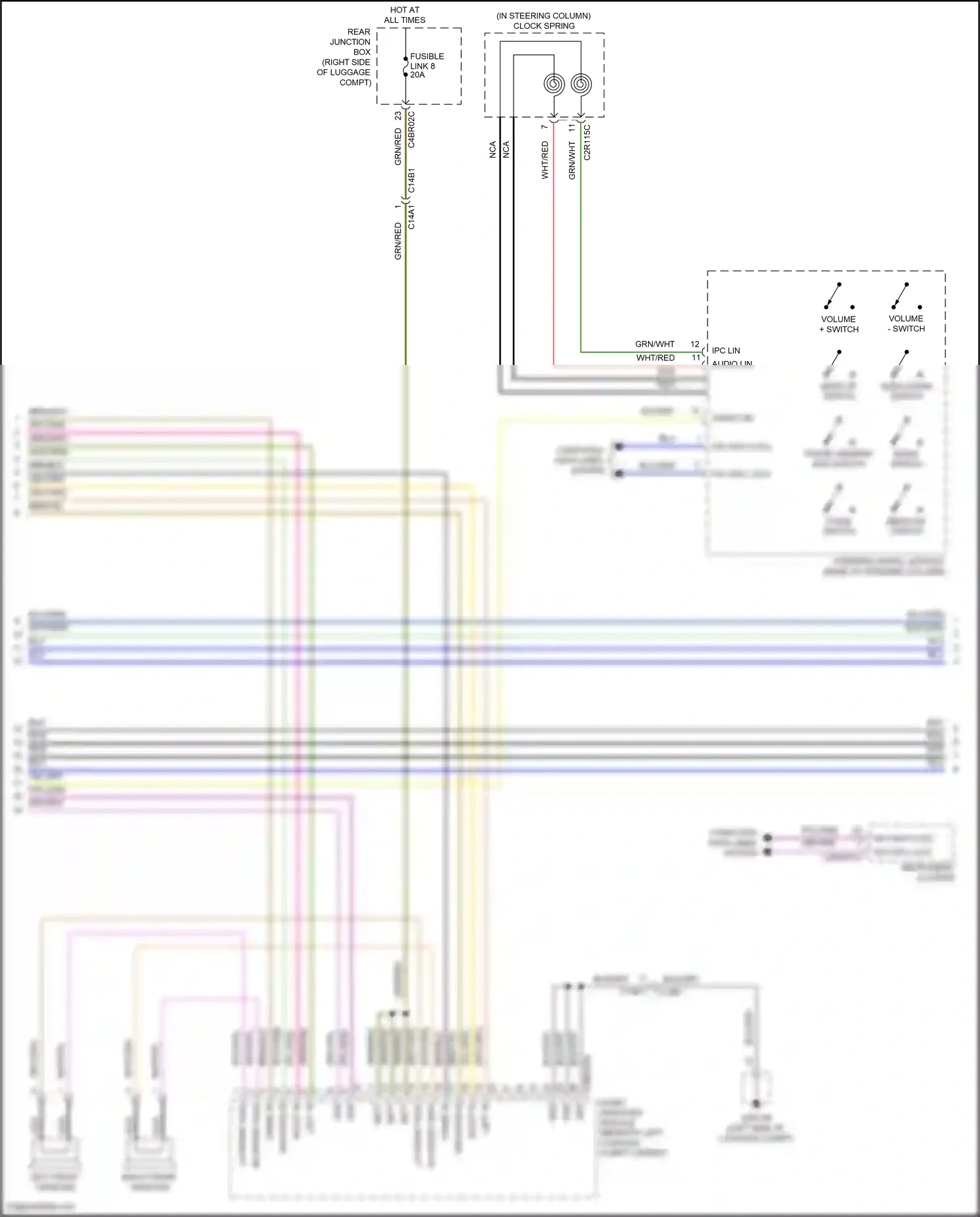 Wiring diagram nca for Jaguar XF II (2015-2020) (2 of 51)