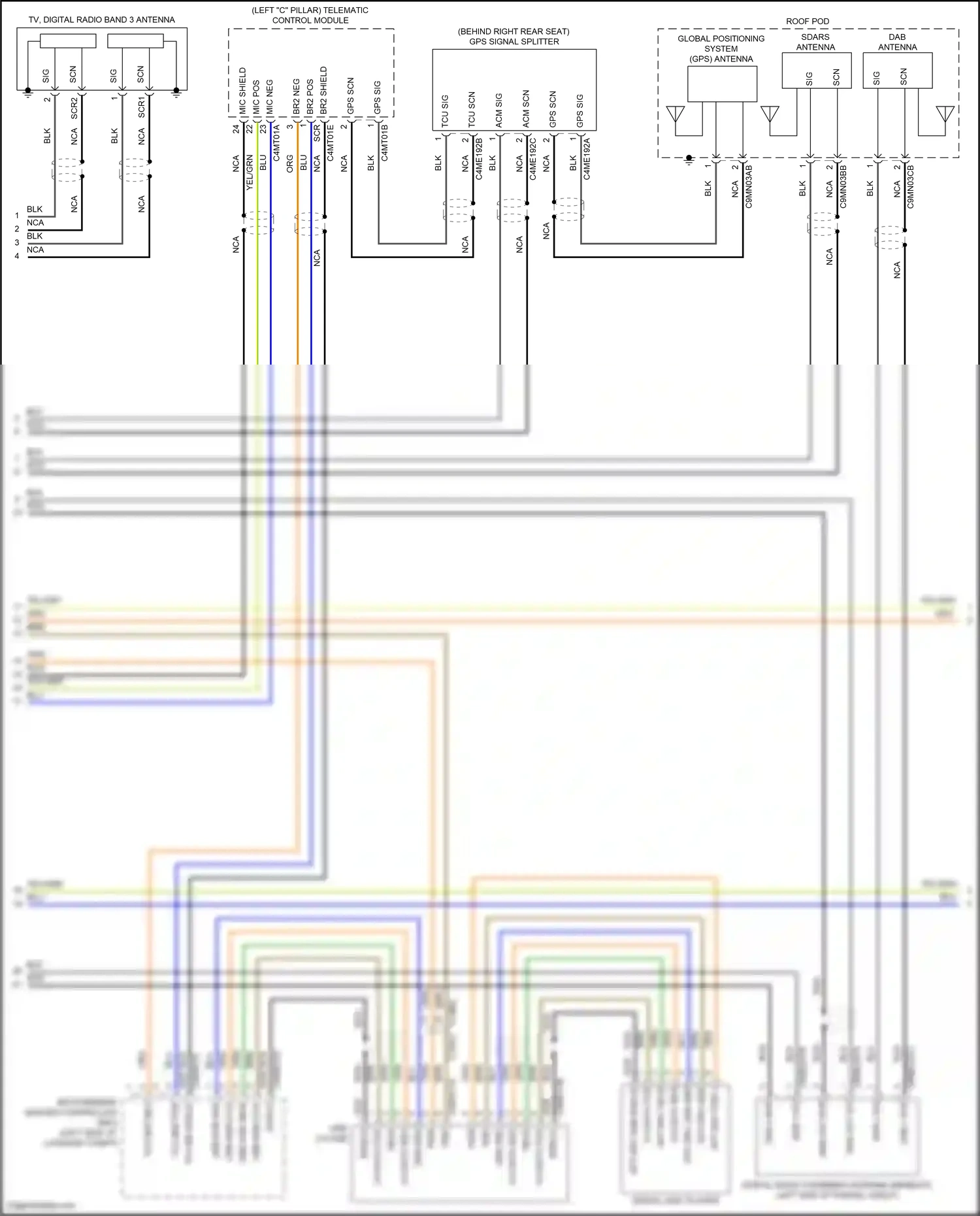 Wiring diagram org/ for Jaguar XF II (2015-2020) (4 of 39)