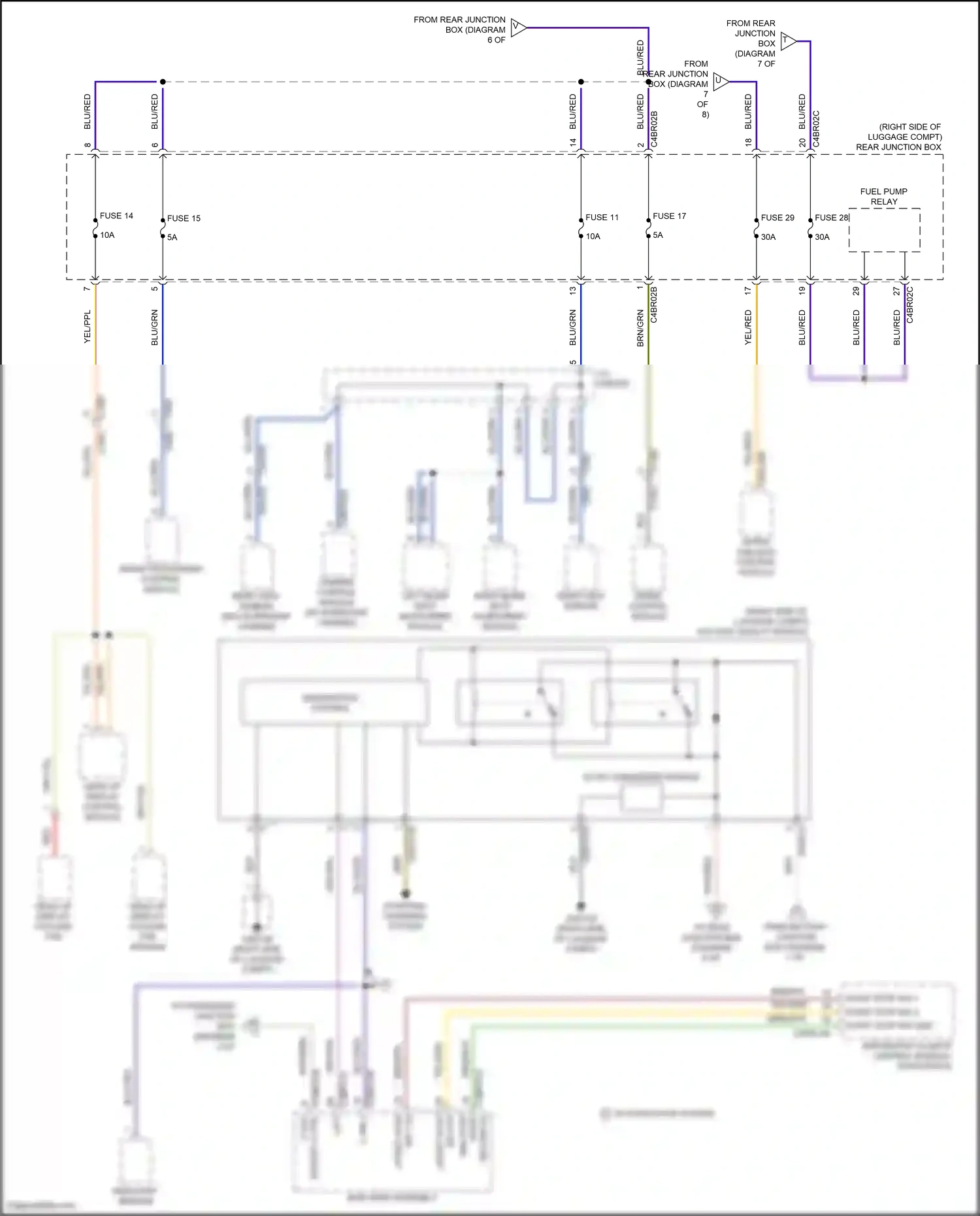 Wiring diagram socket 2 ctrl for Jaguar XF II (2015-2020) (1 of 1)