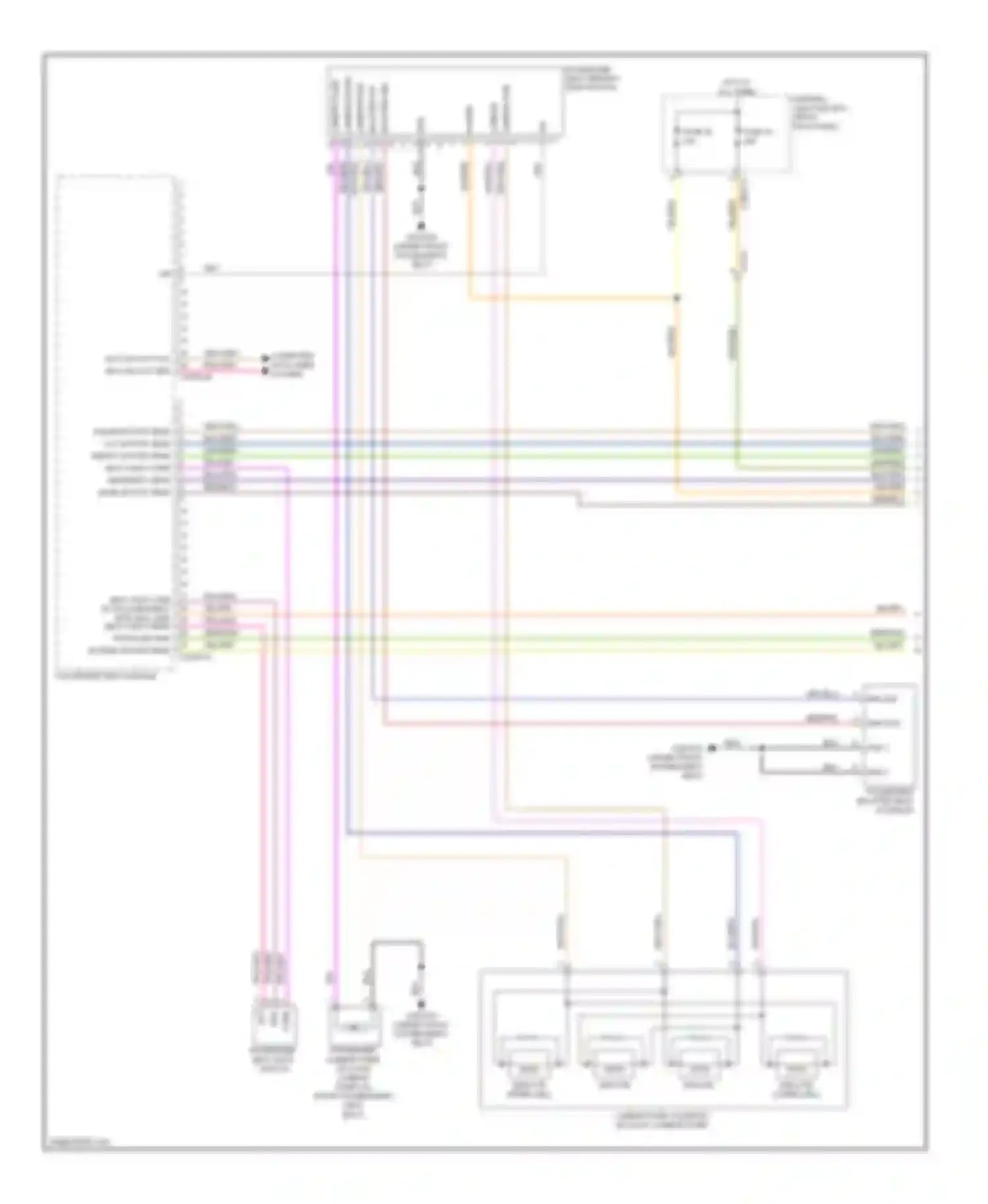 XFR Jaguar I facelift (2011-2015): Passenger"s memory seat circuit (1 of 2)