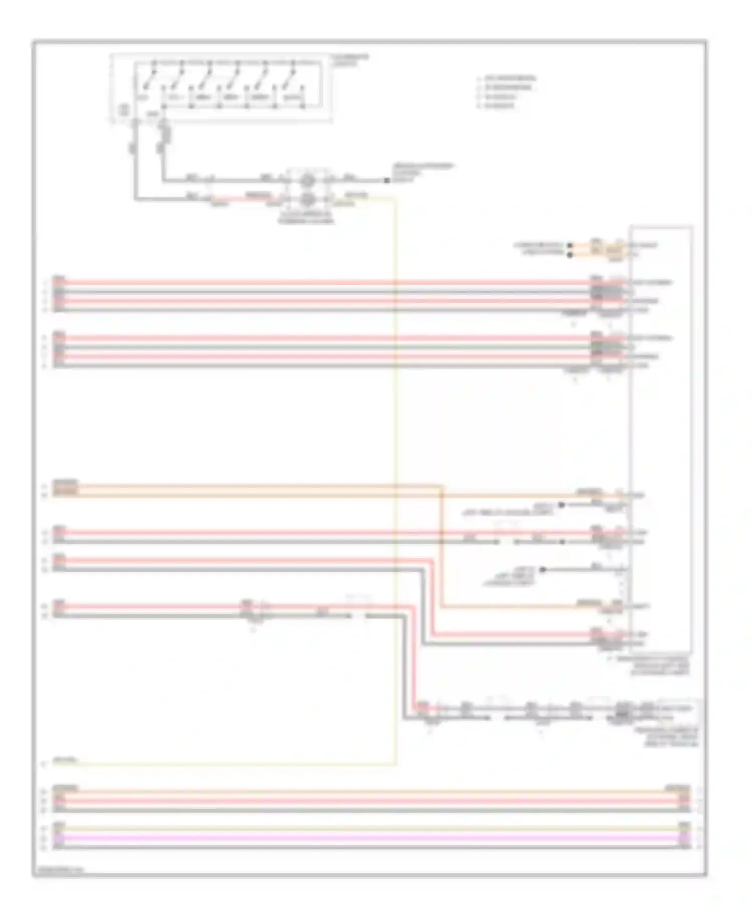 XFR Jaguar I facelift (2011-2015): Navigation circuit, 10 speaker system (2 of 5)