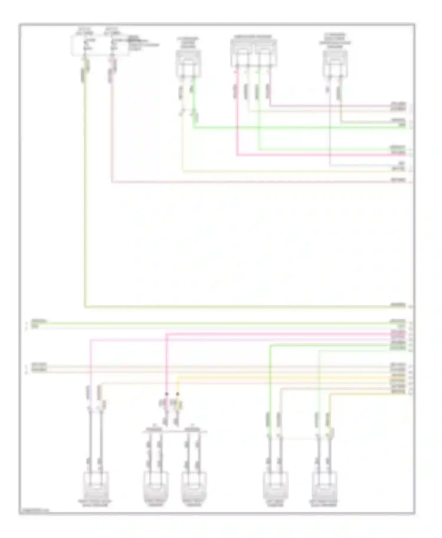 XFR Jaguar I facelift (2011-2015): Navigation circuit, 12 & 15 speaker systems (5 of 6)