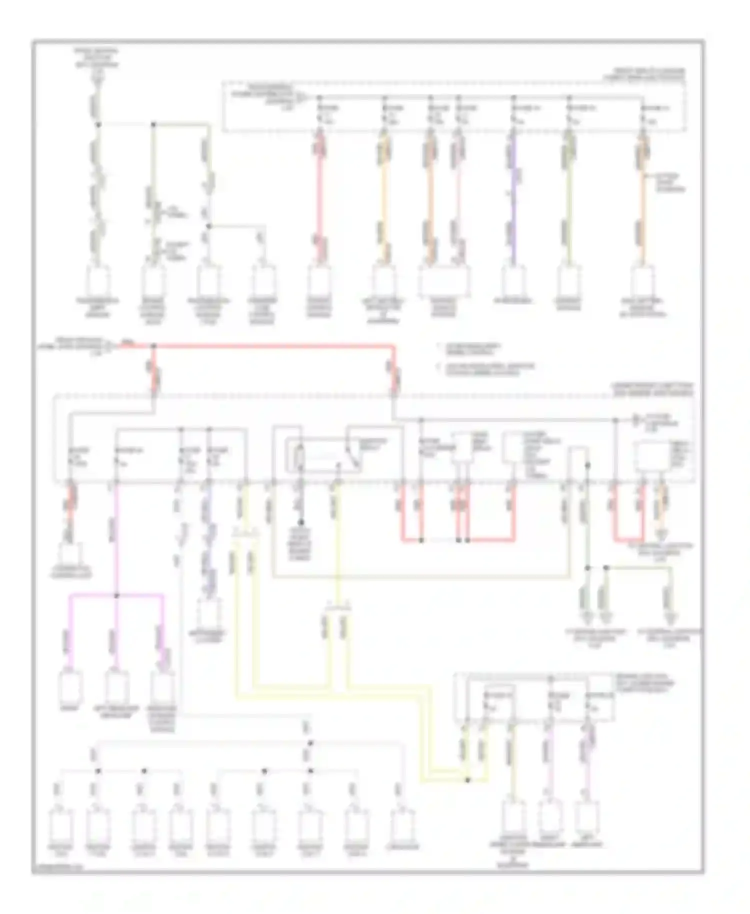 XFR Jaguar I facelift (2011-2015): Power distribution circuit (4 of 5)