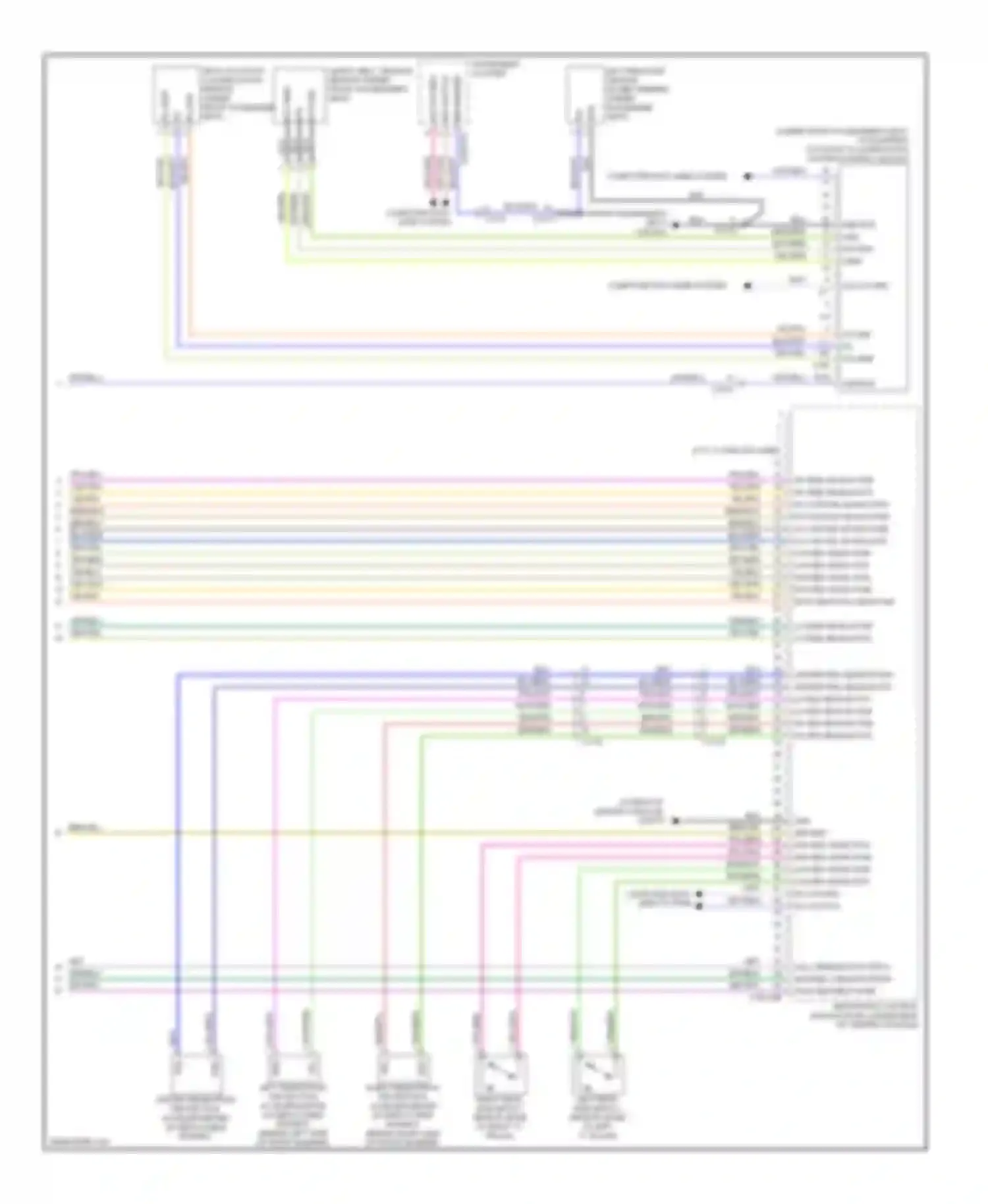 XFR Jaguar I facelift (2011-2015): Supplemental restraints circuit (3 of 3)
