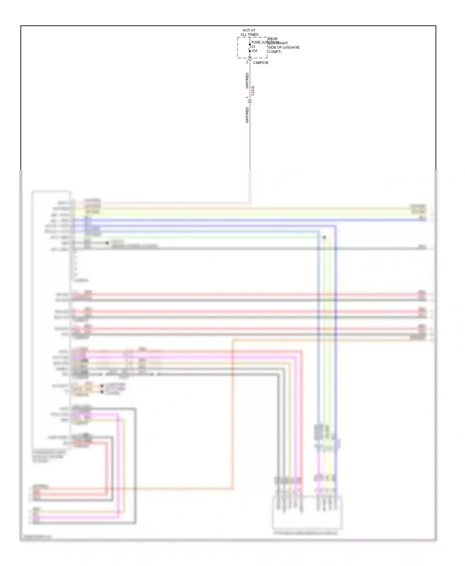 Jaguar XFR I facelift (2011-2015) data wiring diagram  (3 of 7)