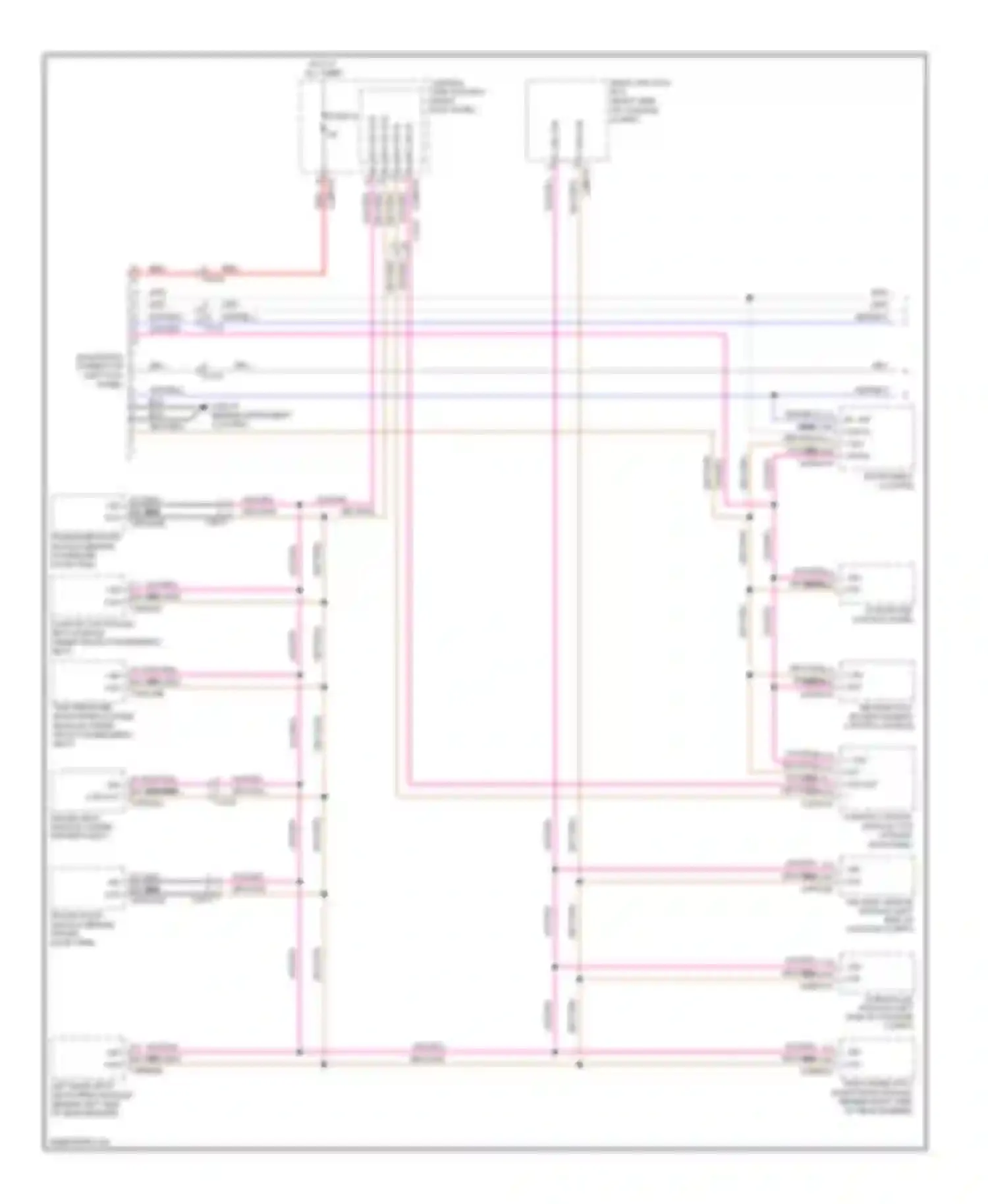 XFR Jaguar I (2009-2011): Diagnostic socket circuit (1 of 2)