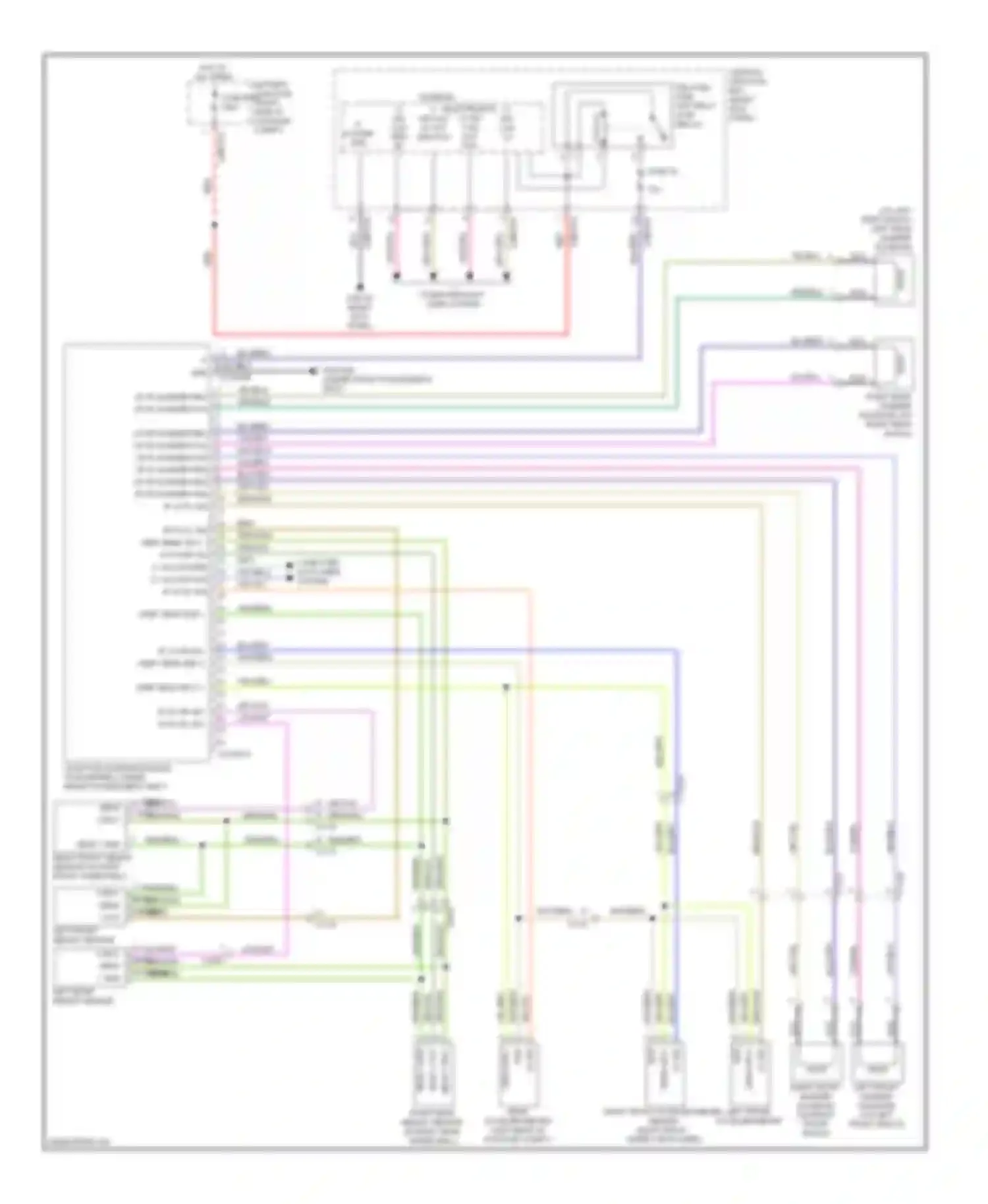 XFR Jaguar I (2009-2011): Electronic suspension circuit