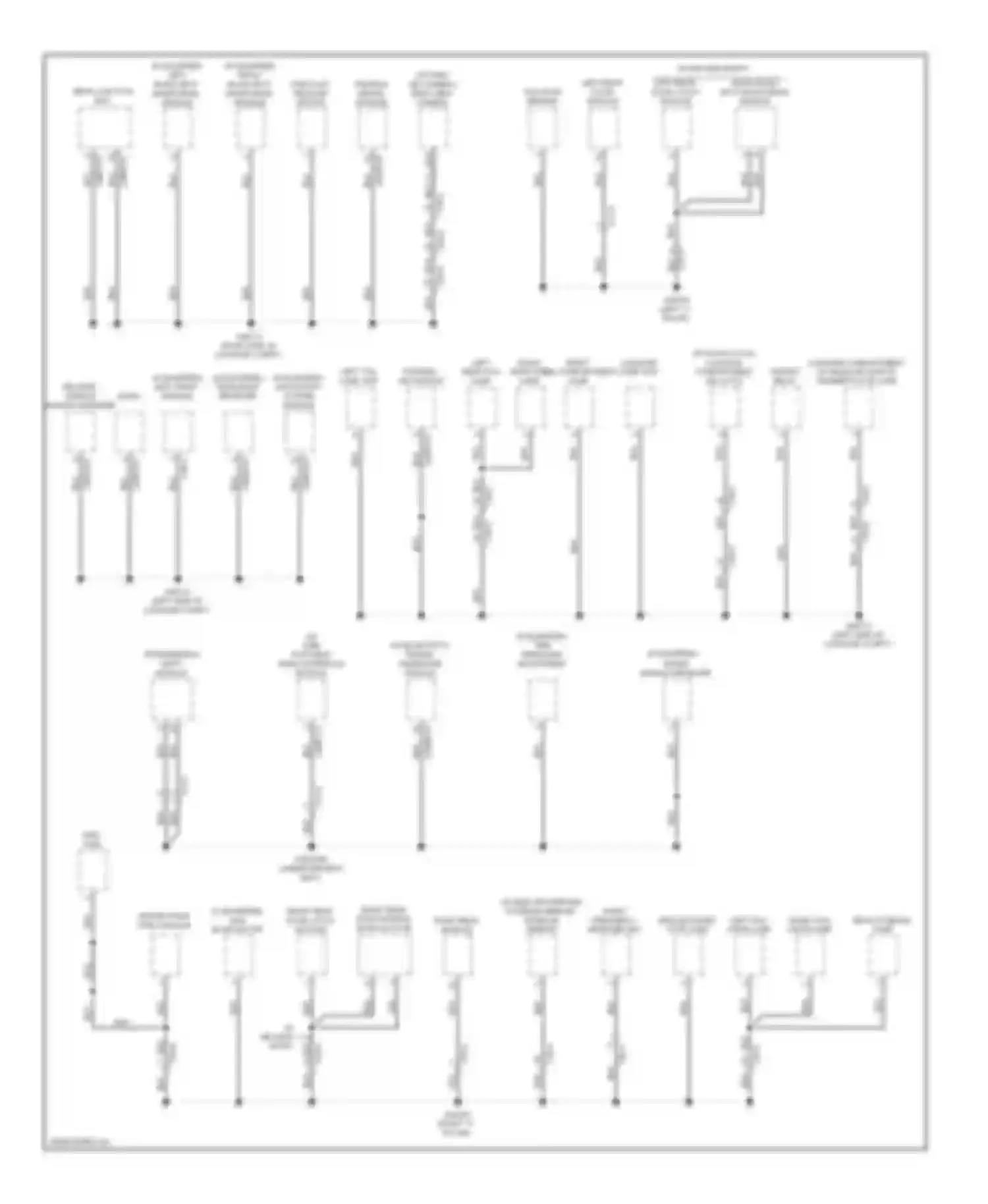 XFR Jaguar I (2009-2011): Ground distribution circuit (3 of 3)