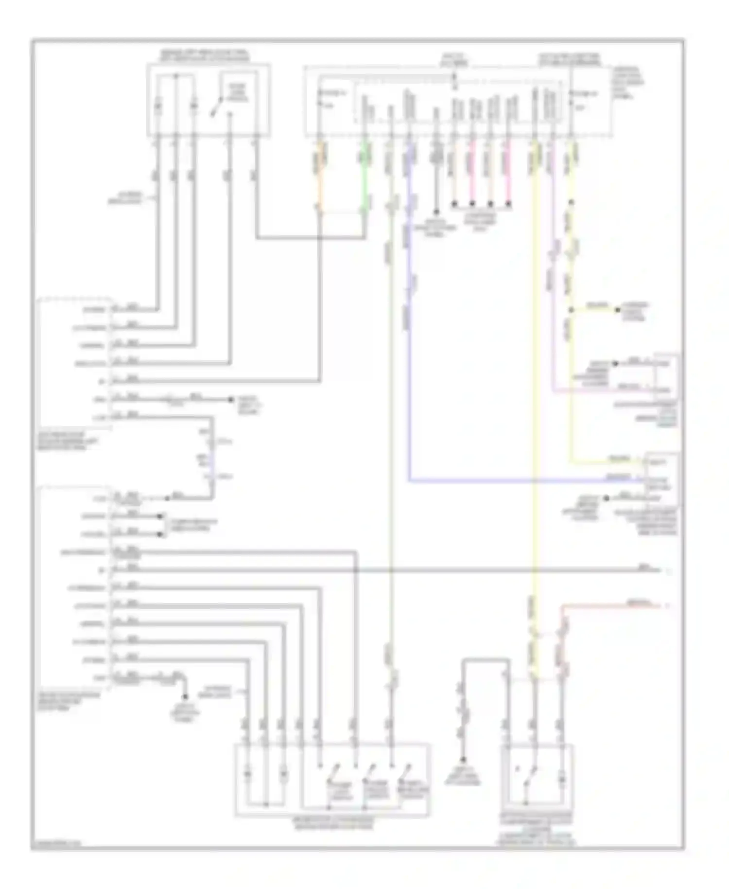XFR Jaguar I (2009-2011): Door lock circuit (1 of 2)