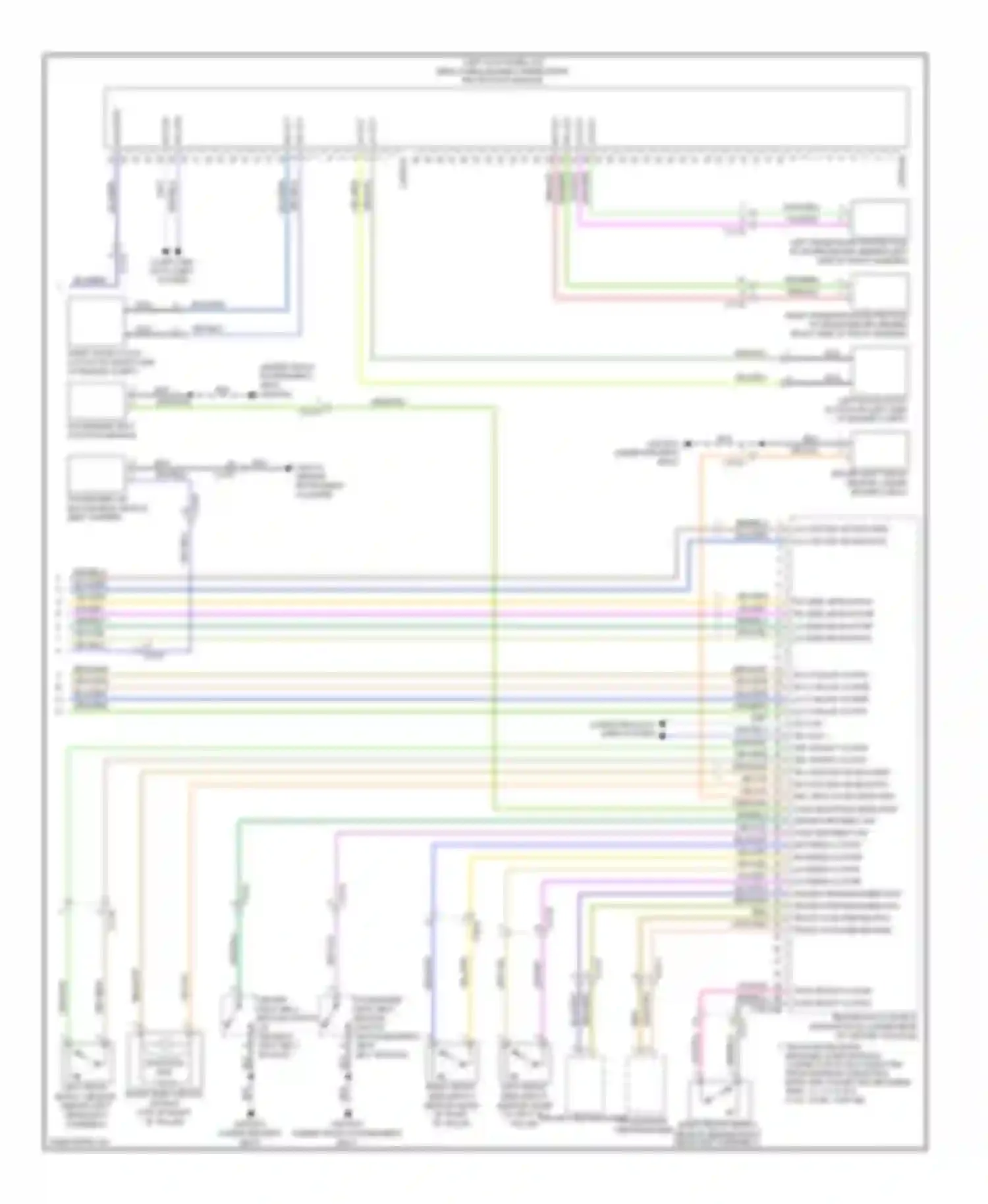 XFR Jaguar I (2009-2011): Supplemental restraints circuit (2 of 2)