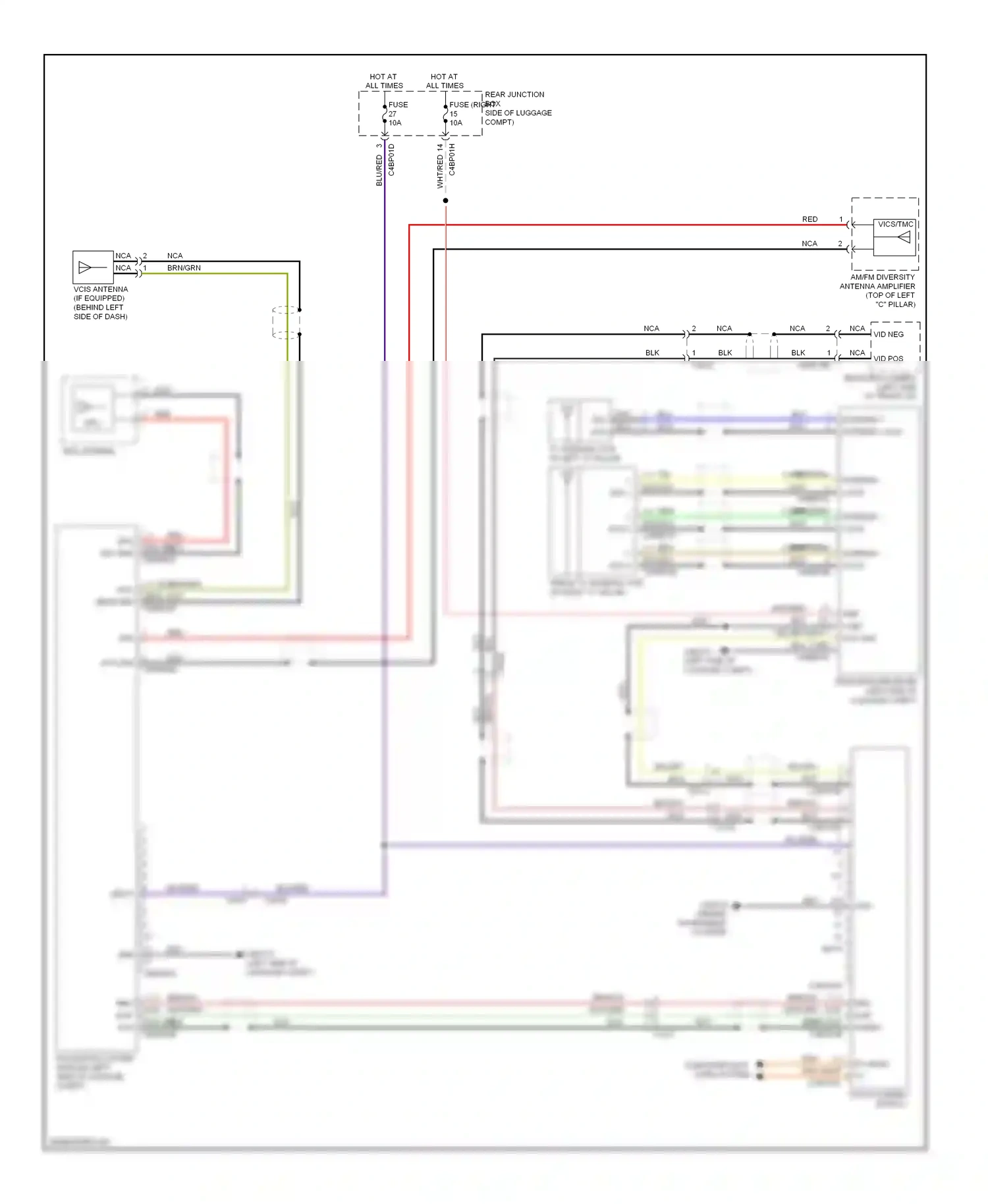 Jaguar XFR I (2009-2011) computer data lines system wiring diagram  (28 of 53)
