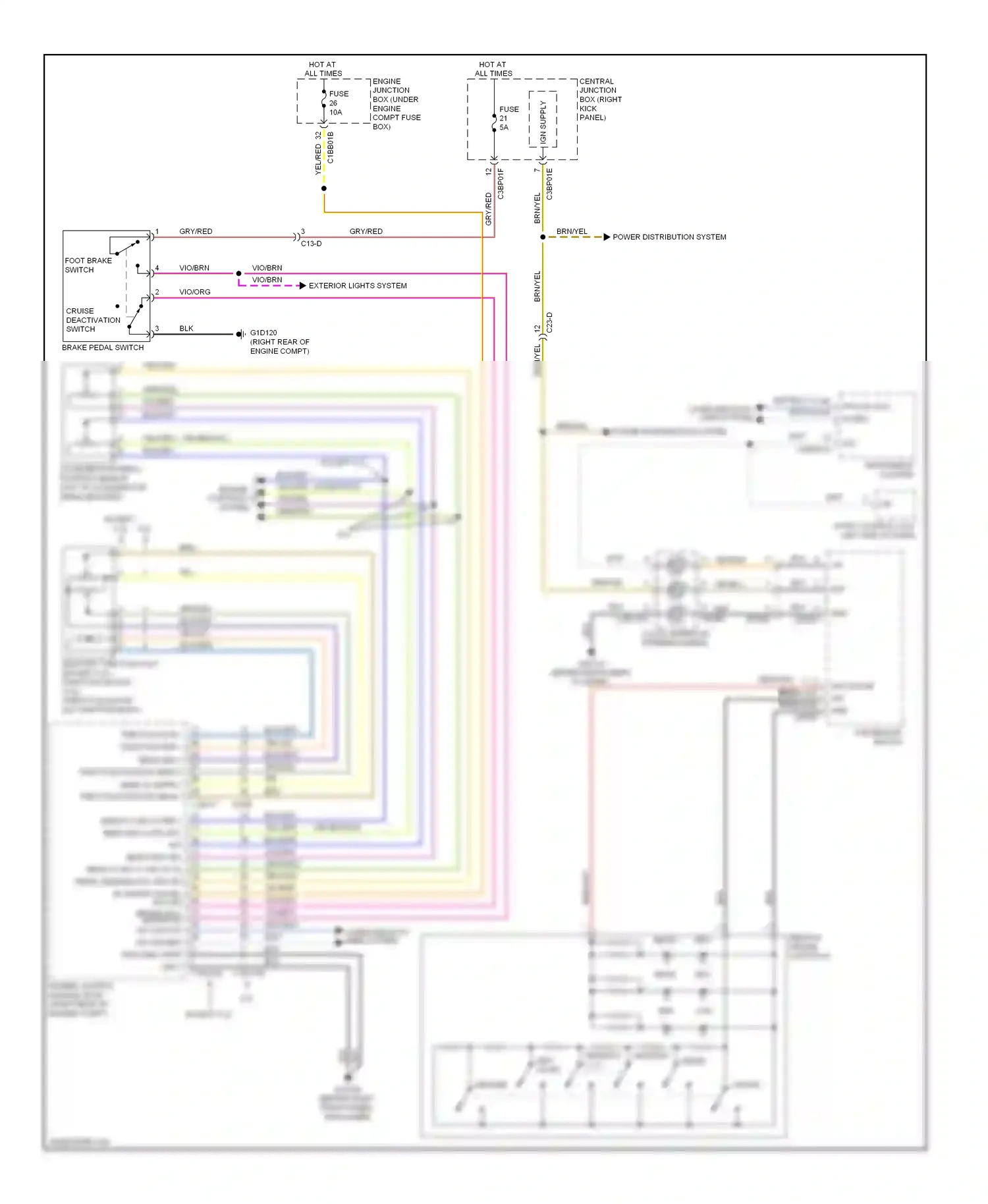 Jaguar XFR I (2009-2011) computer data lines system wiring diagram  (37 of 53)