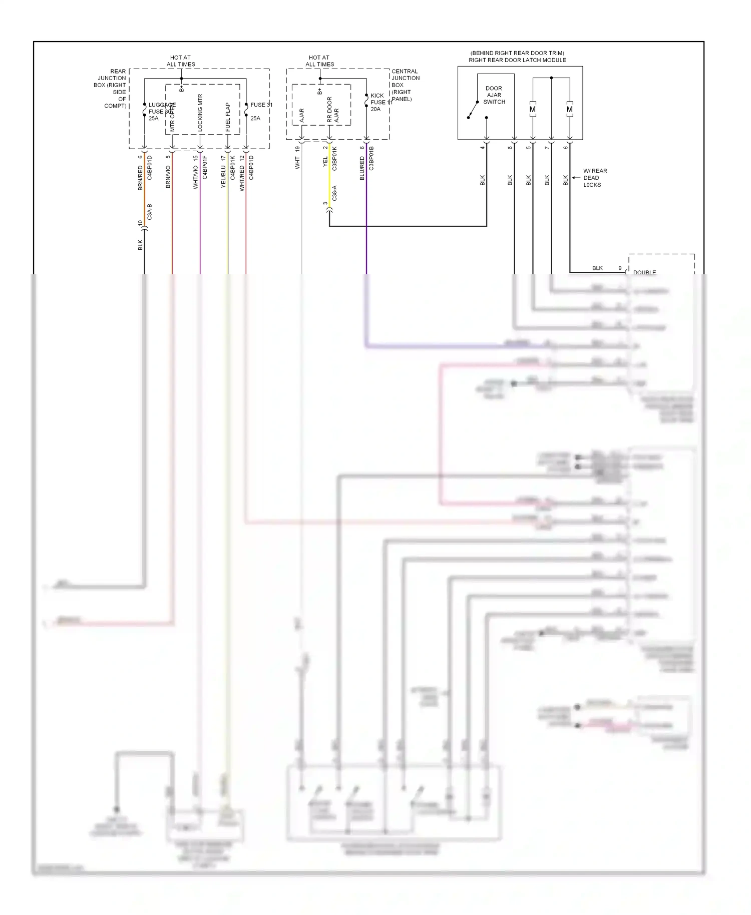 Jaguar XFR I (2009-2011) computer data lines system wiring diagram  (34 of 53)