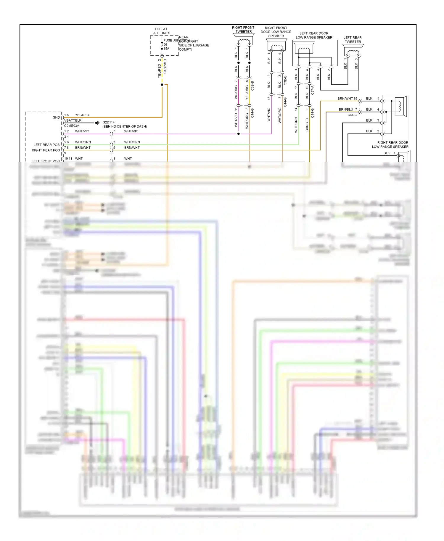 Jaguar XFR I (2009-2011) data wiring diagram  (3 of 4)