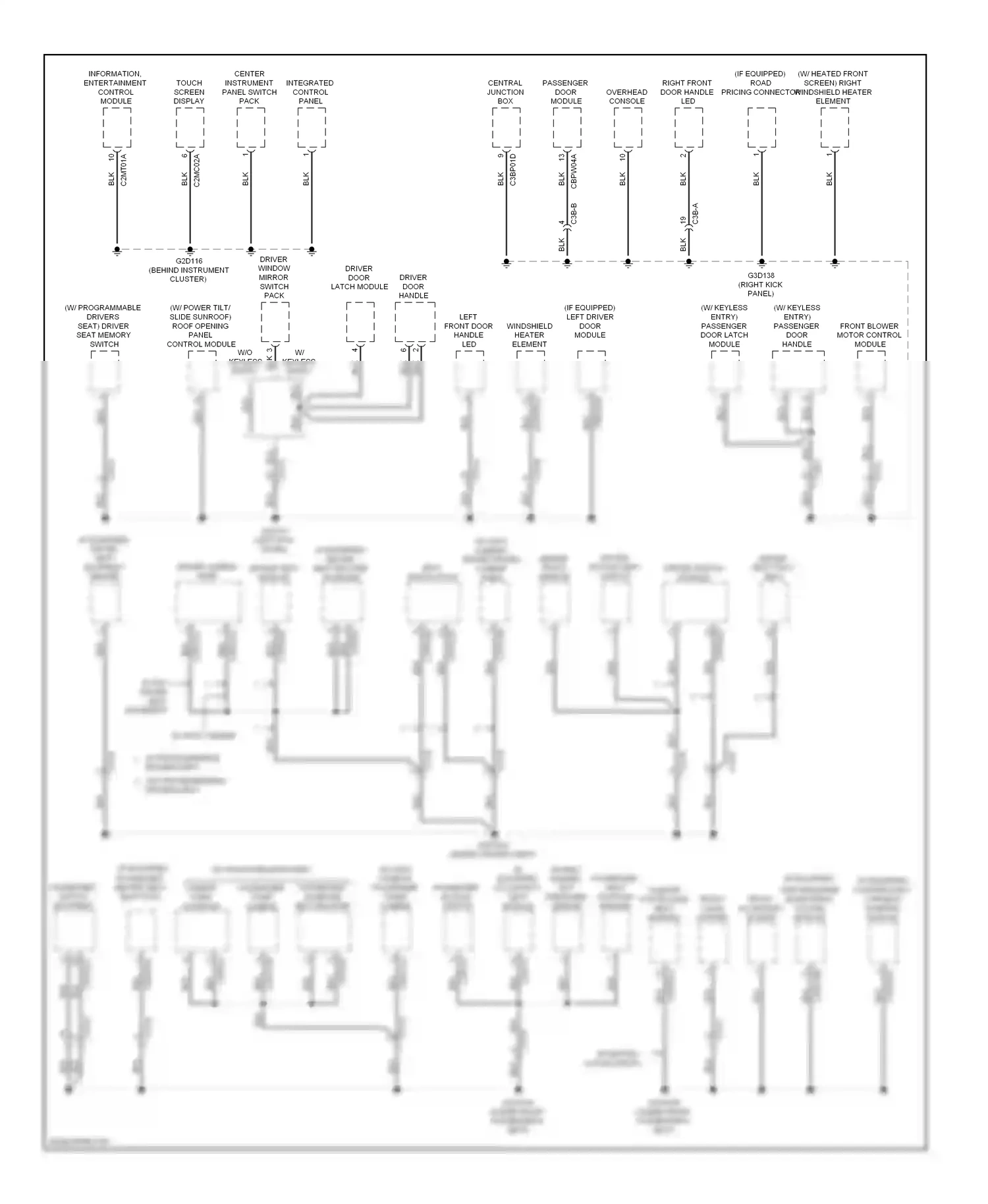 Jaguar XFR I (2009-2011) (if equipped) continuously variable damping module wiring diagram  (1 of 1)