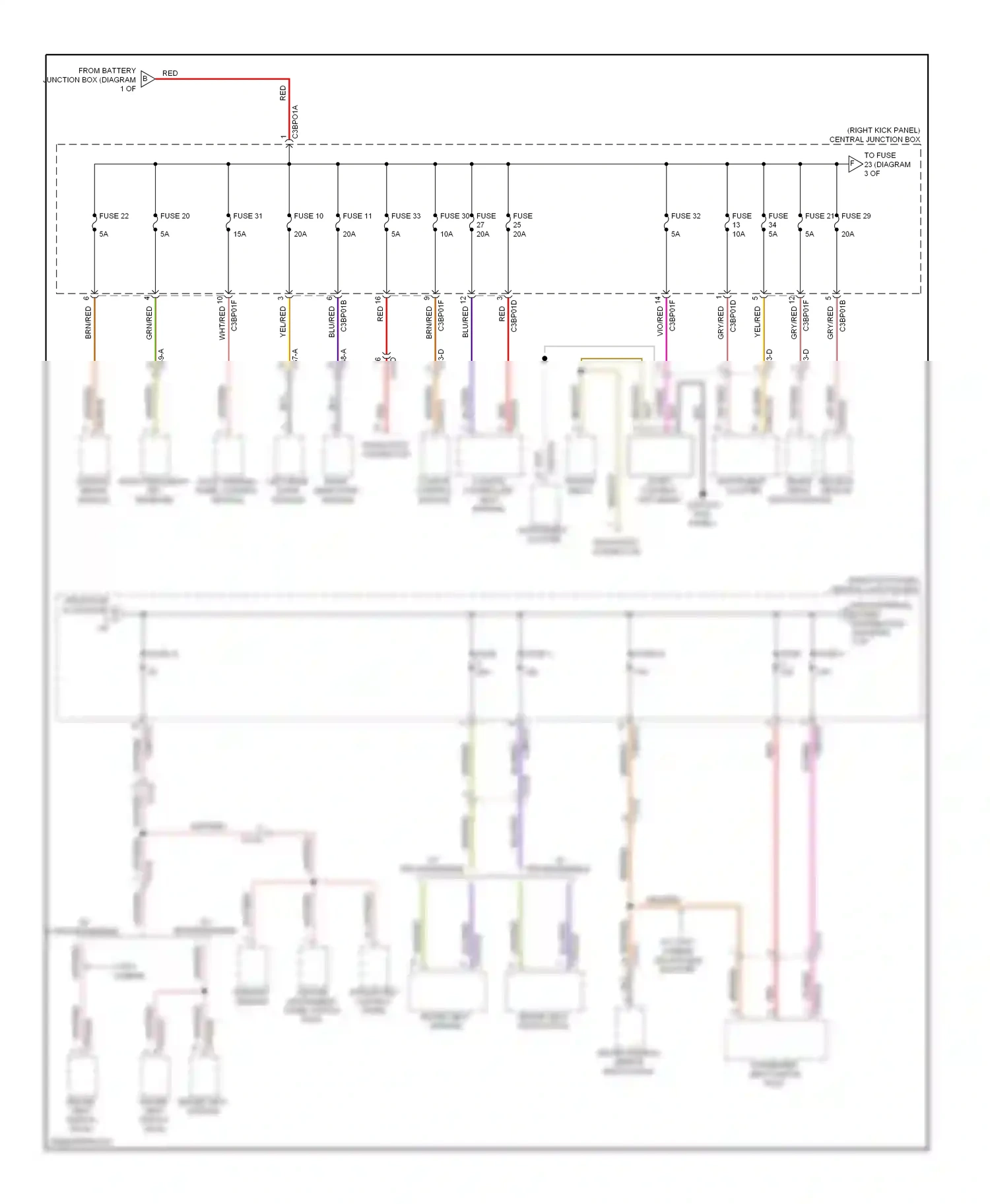 Jaguar XFR I (2009-2011) w/ programmable wiring diagram  (1 of 1)