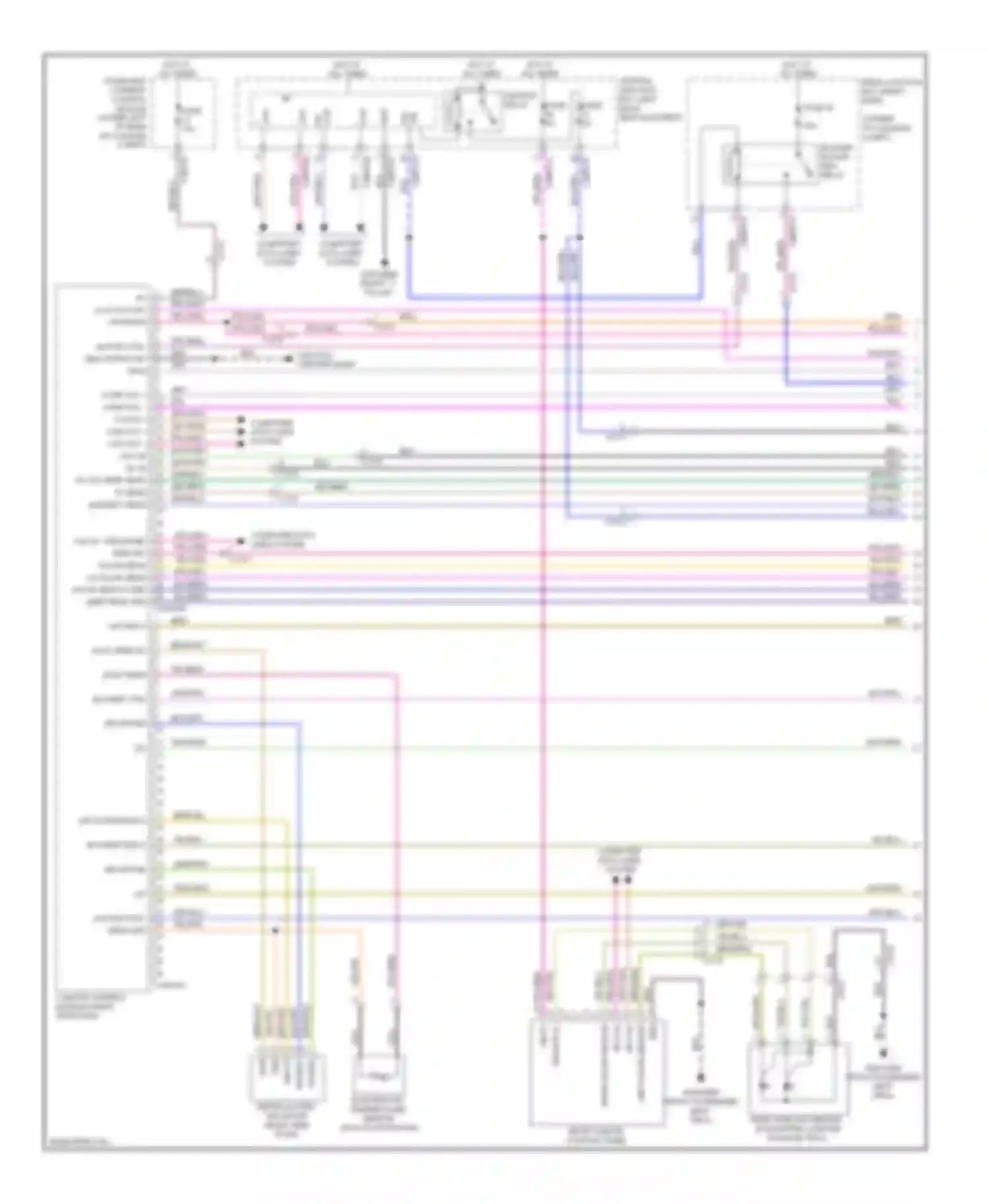 XJ Jaguar X351 (2009-2015): Automatic a/c circuit (1 of 3)