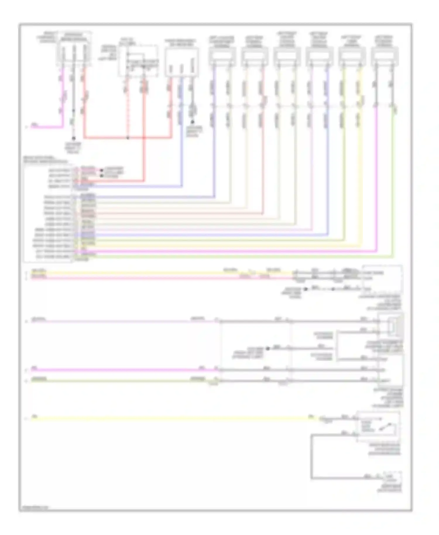 XJ Jaguar X351 (2009-2015): Anti-theft circuit (2 of 2)
