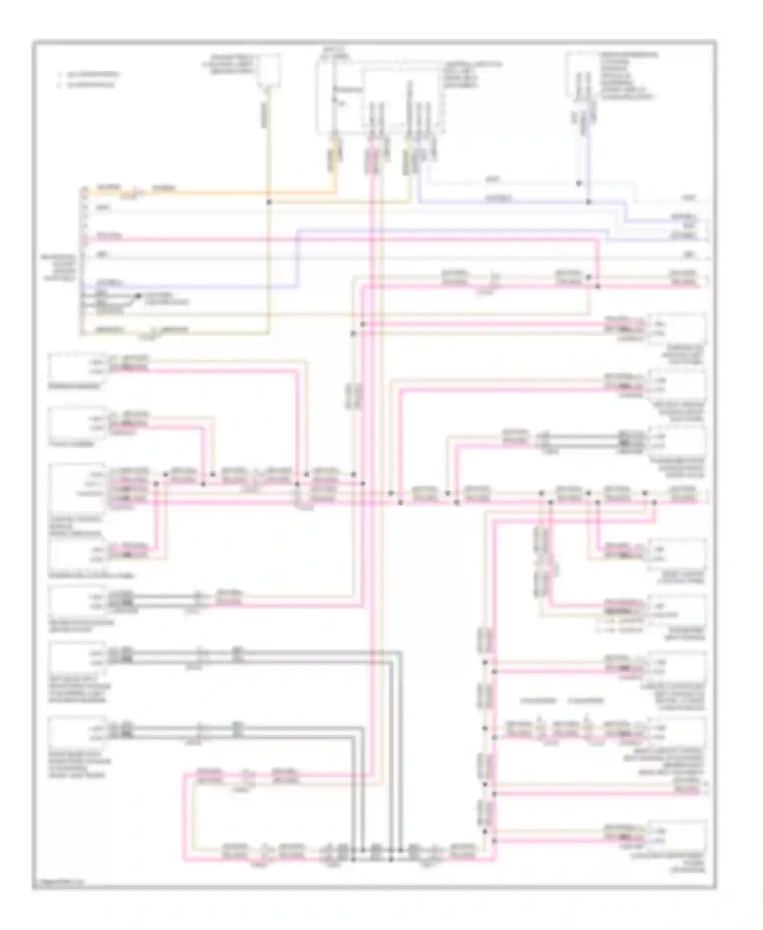 XJ Jaguar X351 (2009-2015): Diagnostic socket circuit (1 of 2)