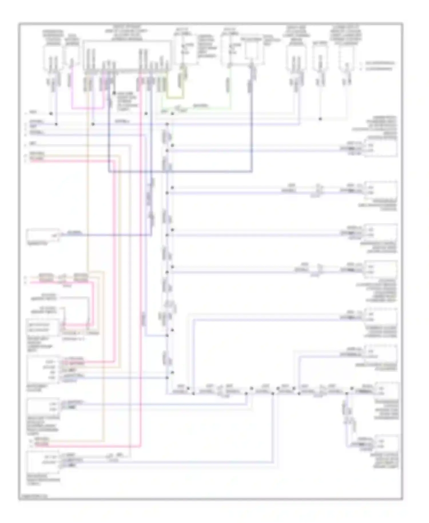 XJ Jaguar X351 (2009-2015): Diagnostic socket circuit (2 of 2)