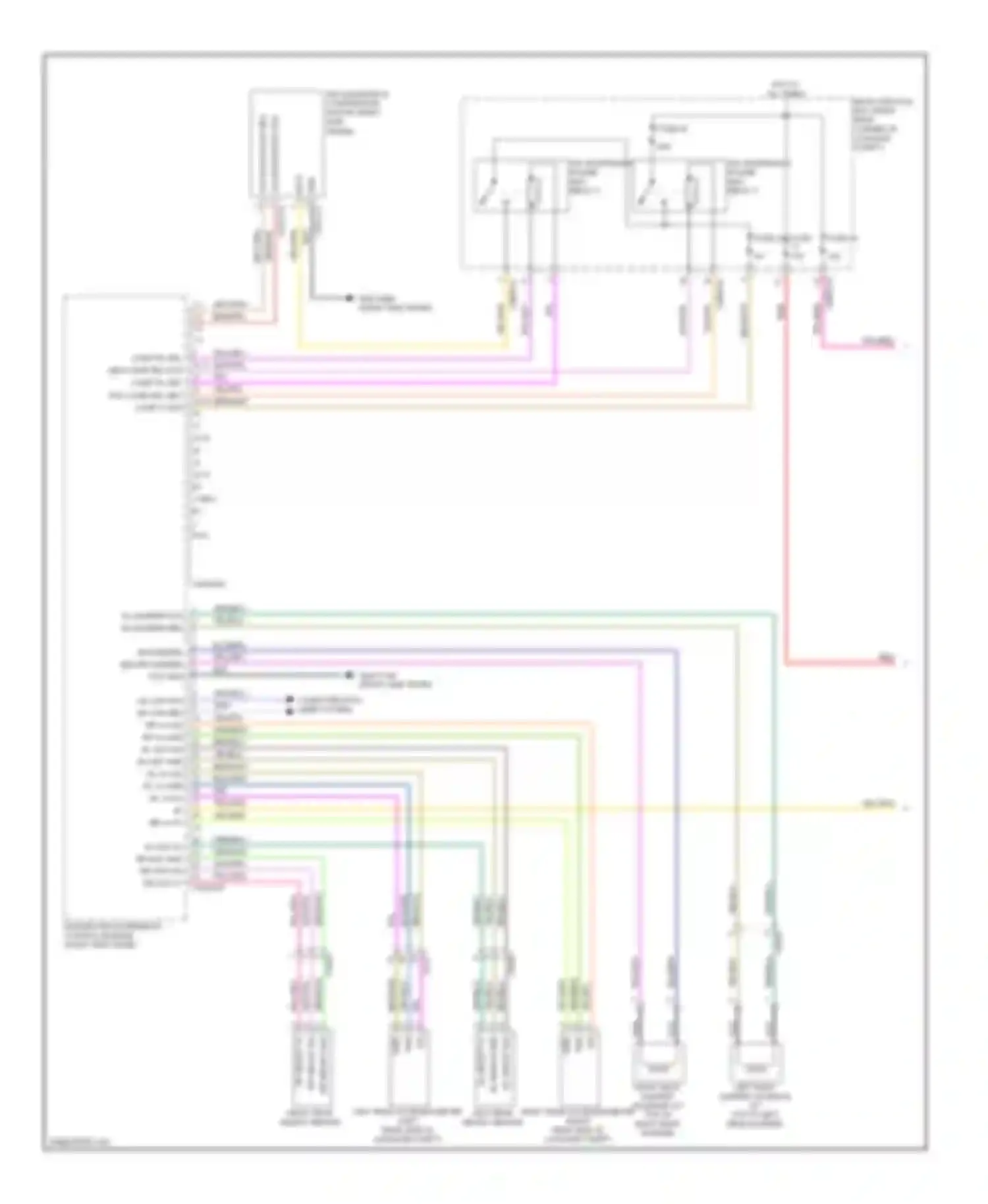 XJ Jaguar X351 (2009-2015): Electronic suspension circuit (1 of 2)