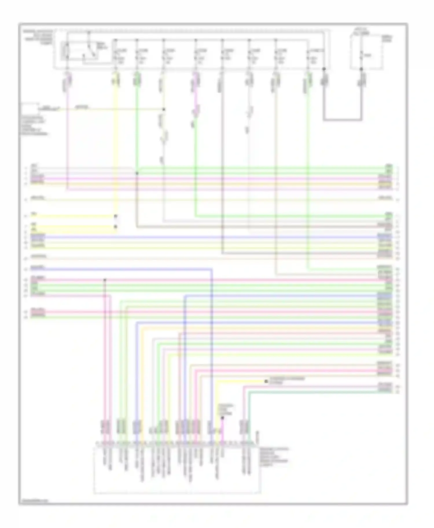 XJ Jaguar X351 (2009-2015): Wiring diagram engine performance 3.0l sc (2 of 9)