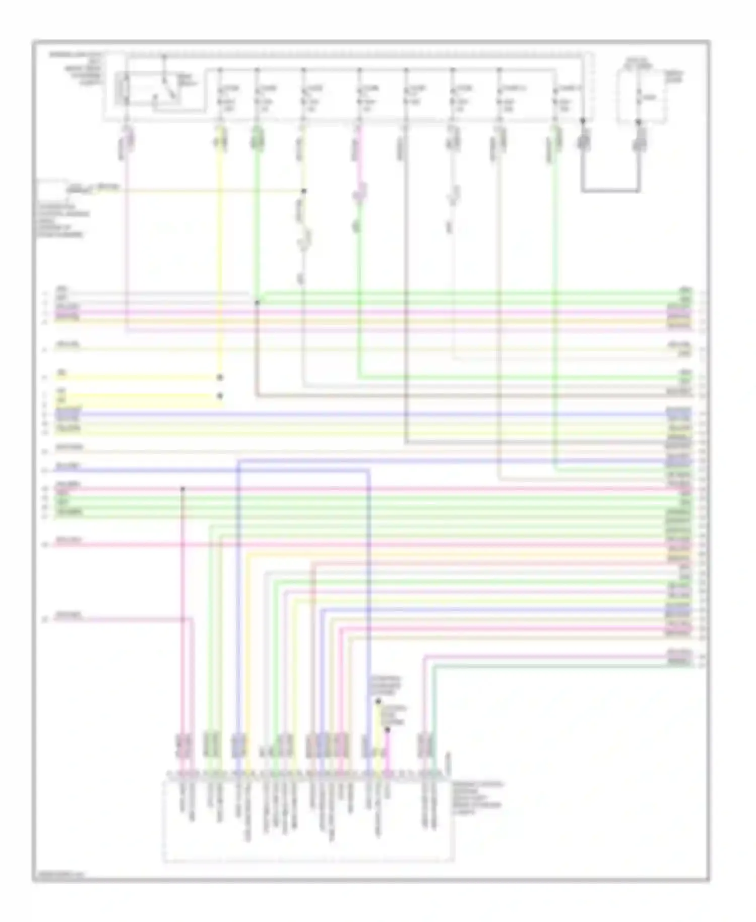 XJ Jaguar X351 (2009-2015): Wiring diagram engine performance 5.0l (2 of 9)