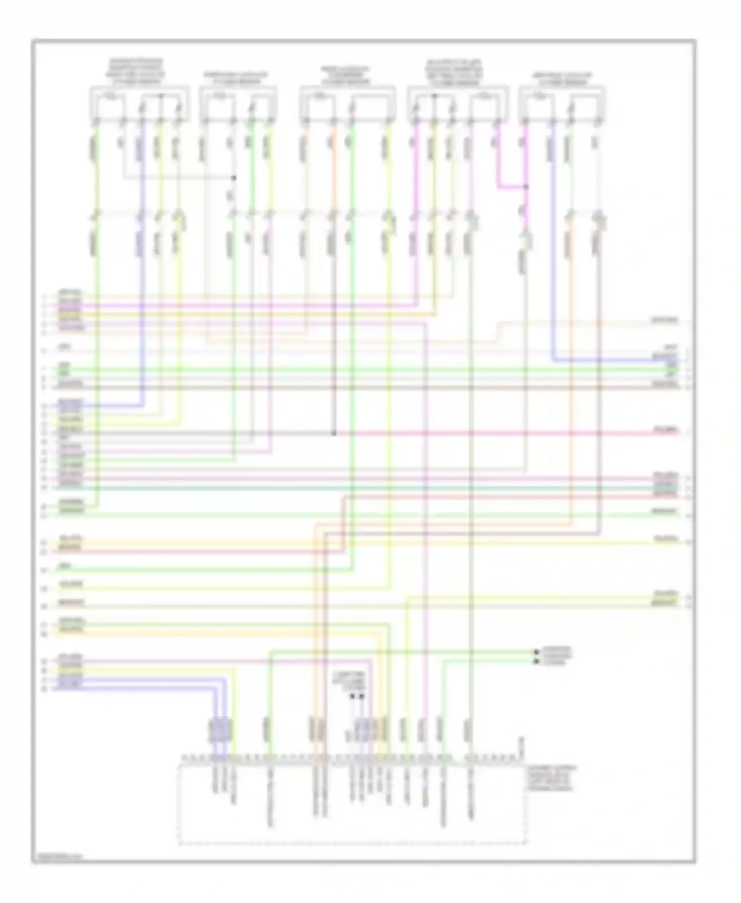 XJ Jaguar X351 (2009-2015): Wiring diagram engine performance 5.0l (4 of 9)