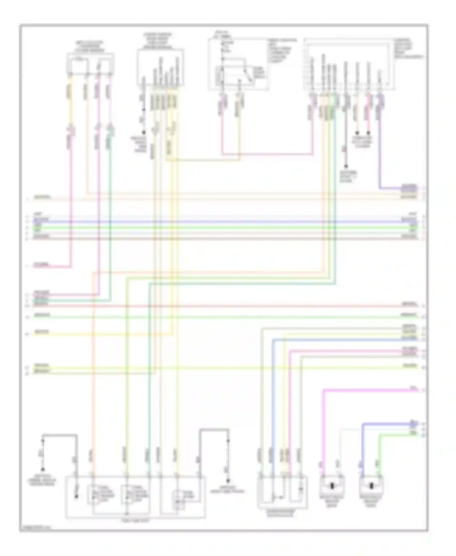XJ Jaguar X351 (2009-2015): Wiring diagram engine performance 5.0l (5 of 9)