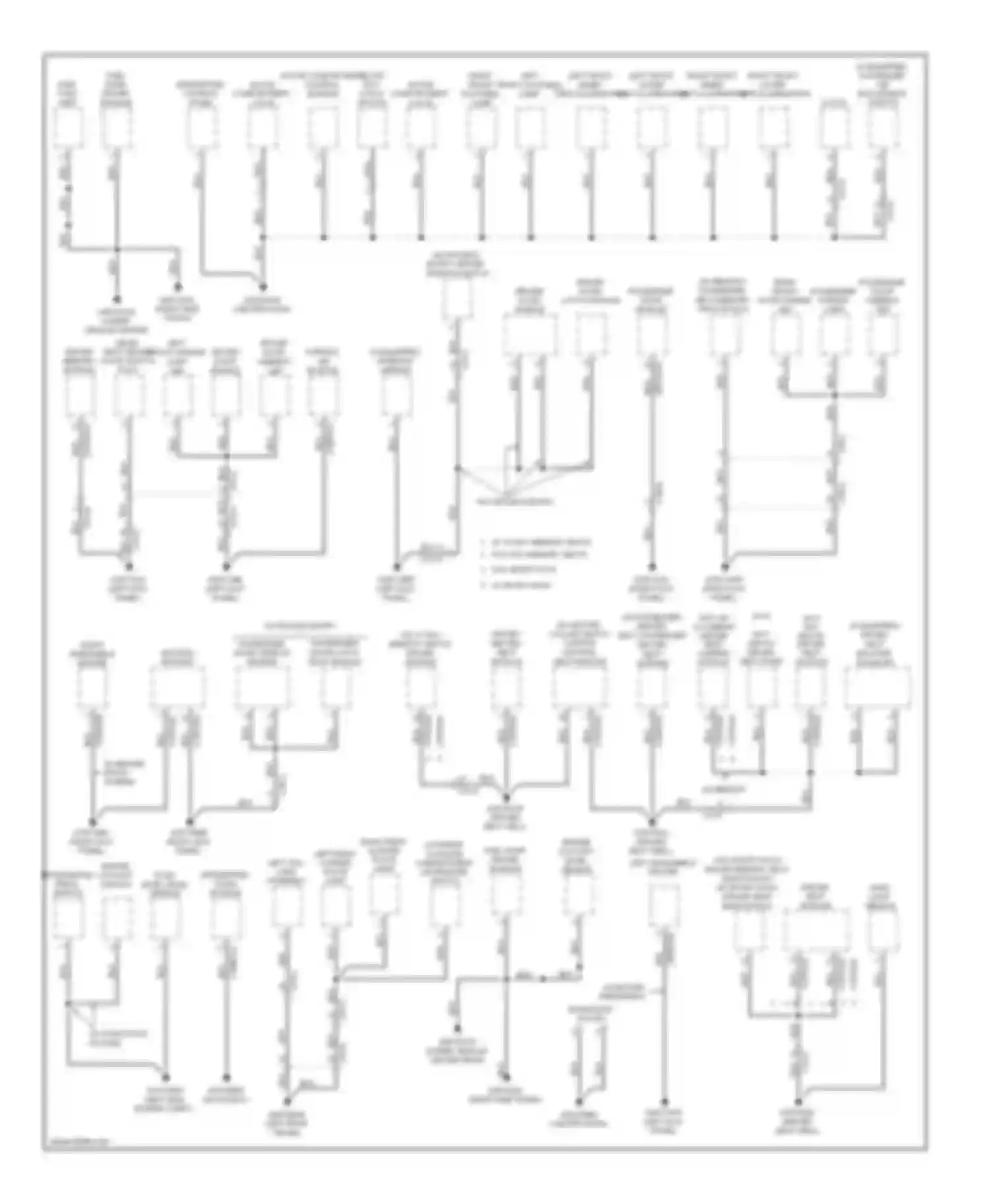 XJ Jaguar X351 (2009-2015): Ground distribution circuit (2 of 4)