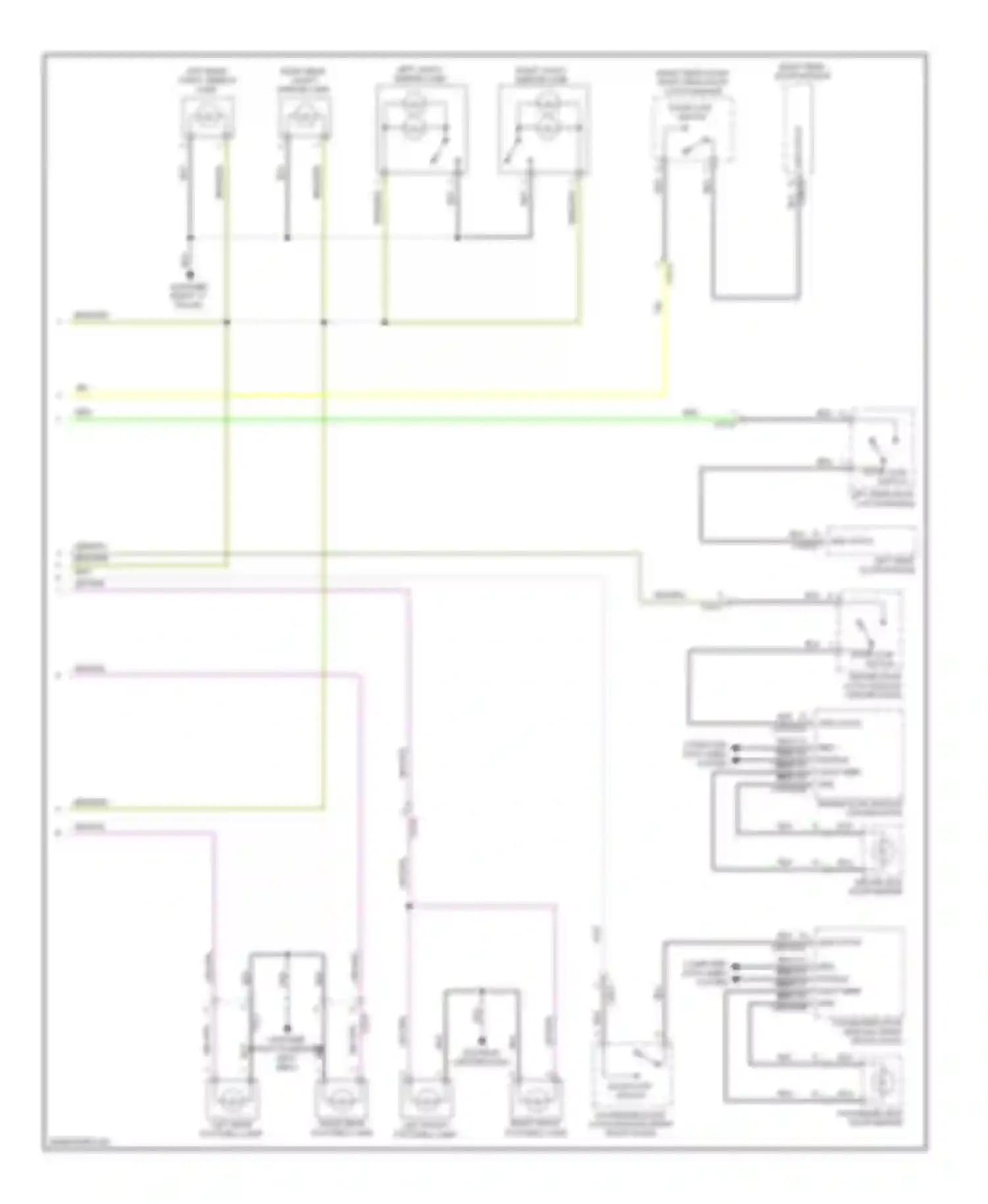 XJ Jaguar X351 (2009-2015): Courtesy lamps circuit (2 of 2)