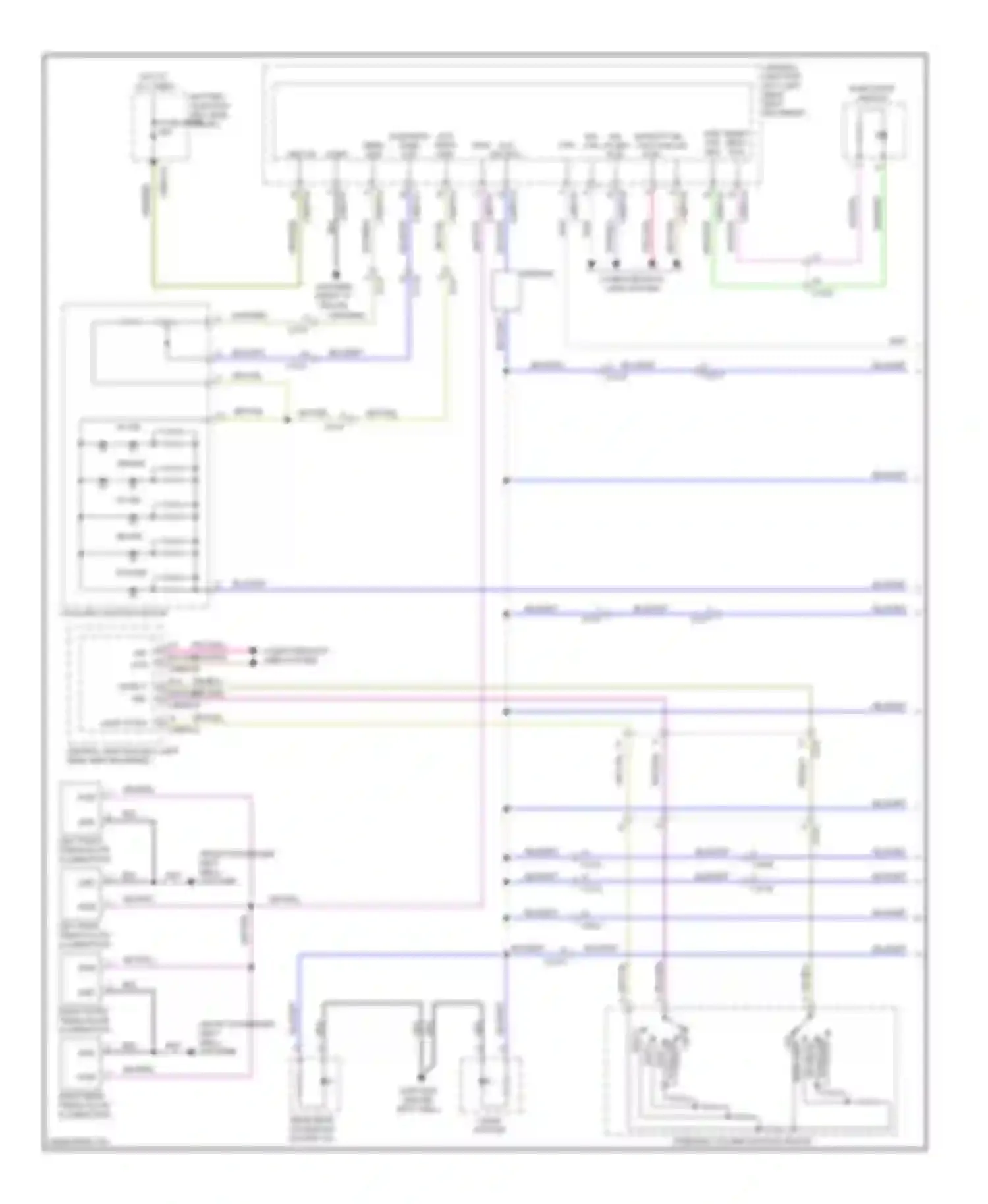 XJ Jaguar X351 (2009-2015): Instrument illumination circuit (1 of 2)