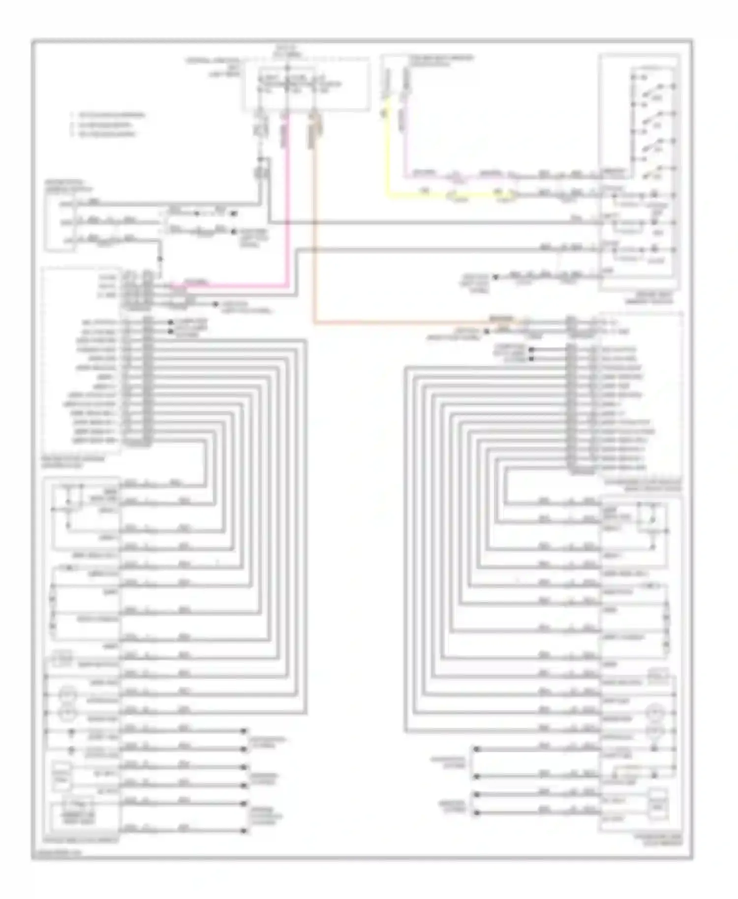 XJ Jaguar X351 (2009-2015): Memory mirrors circuit