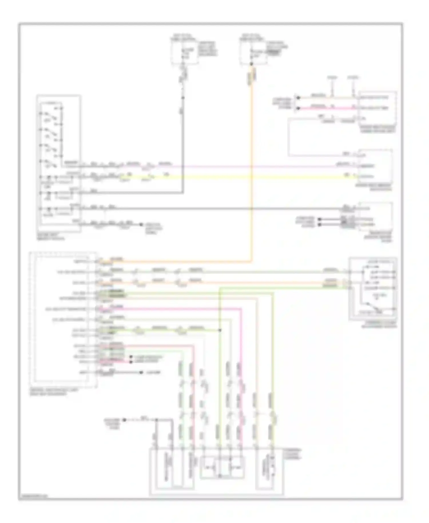 XJ Jaguar X351 (2009-2015): Steering column memory circuit