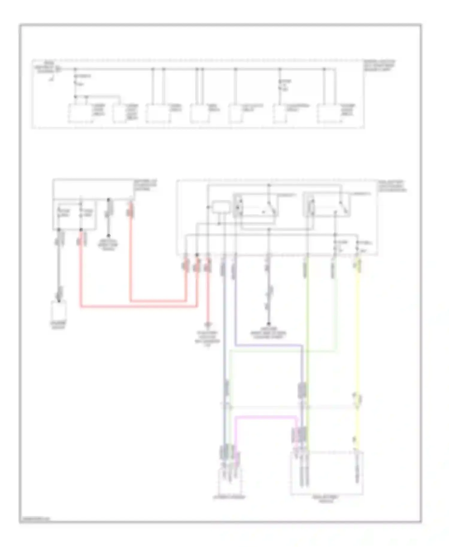 XJ Jaguar X351 (2009-2015): Power distribution circuit (2 of 7)