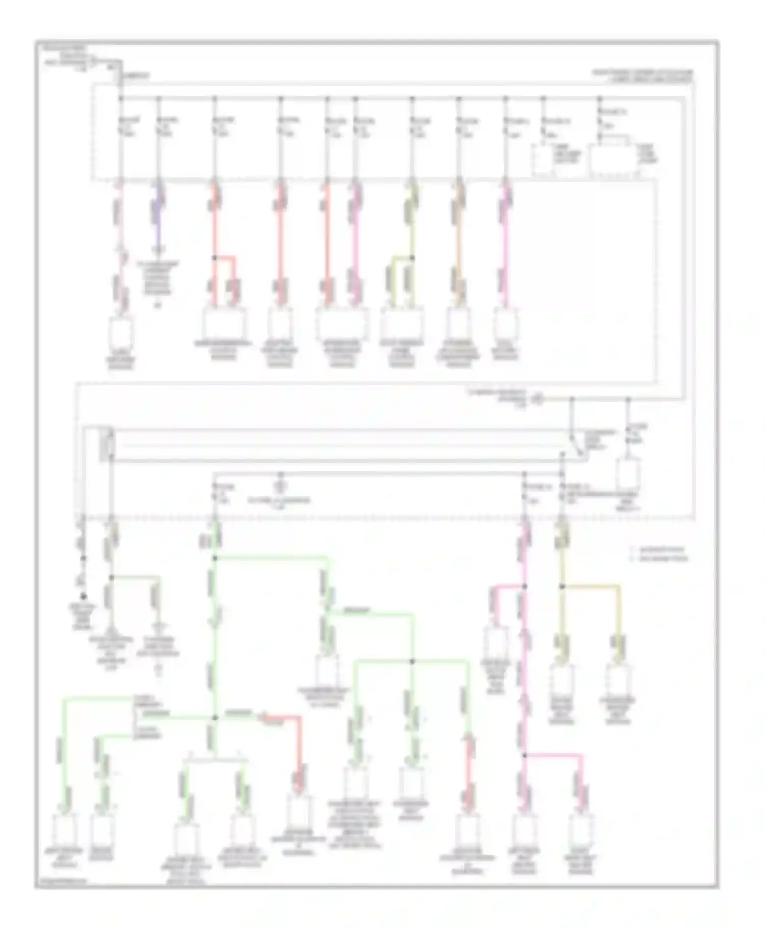 XJ Jaguar X351 (2009-2015): Power distribution circuit (6 of 7)