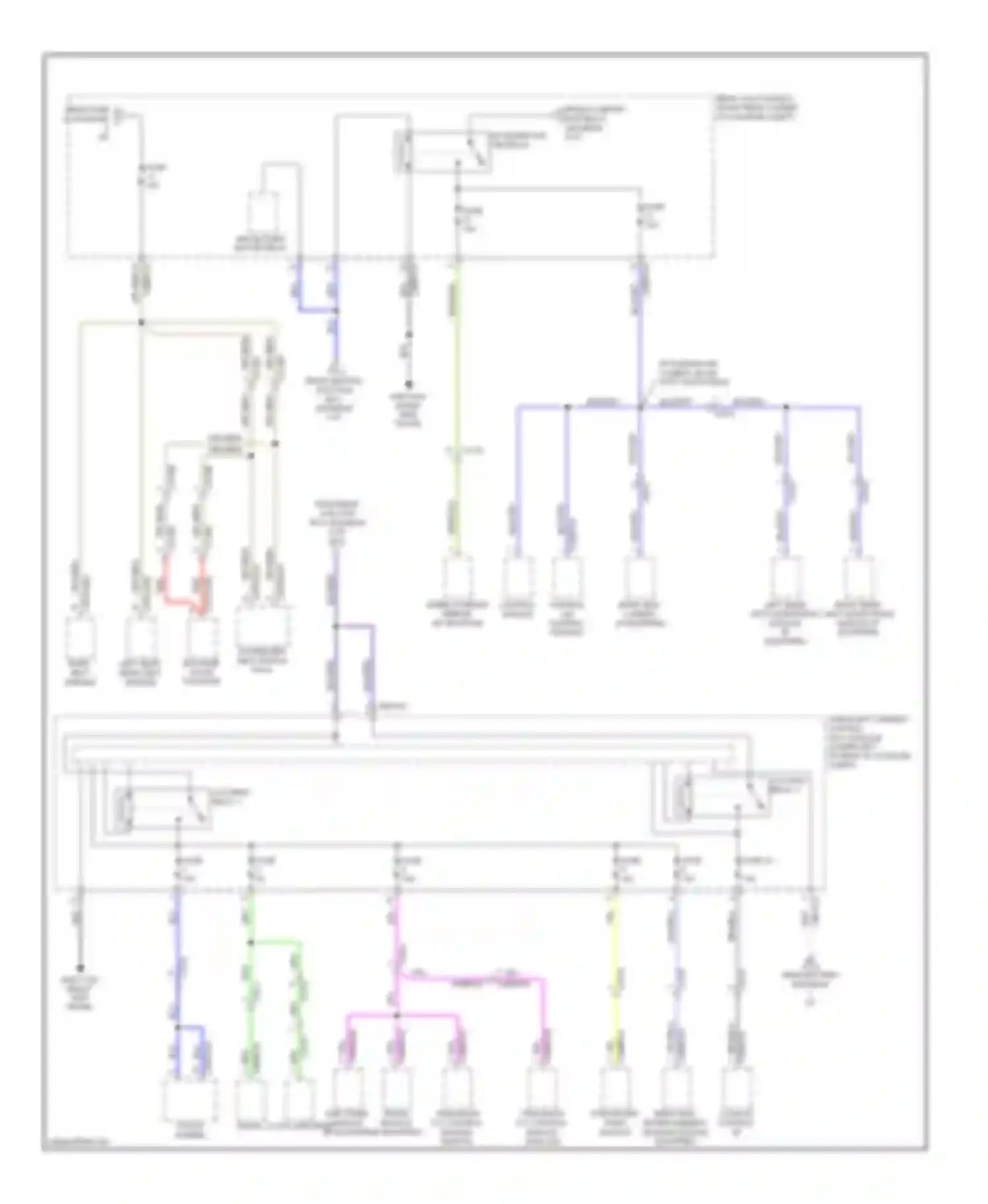 XJ Jaguar X351 (2009-2015): Power distribution circuit (7 of 7)