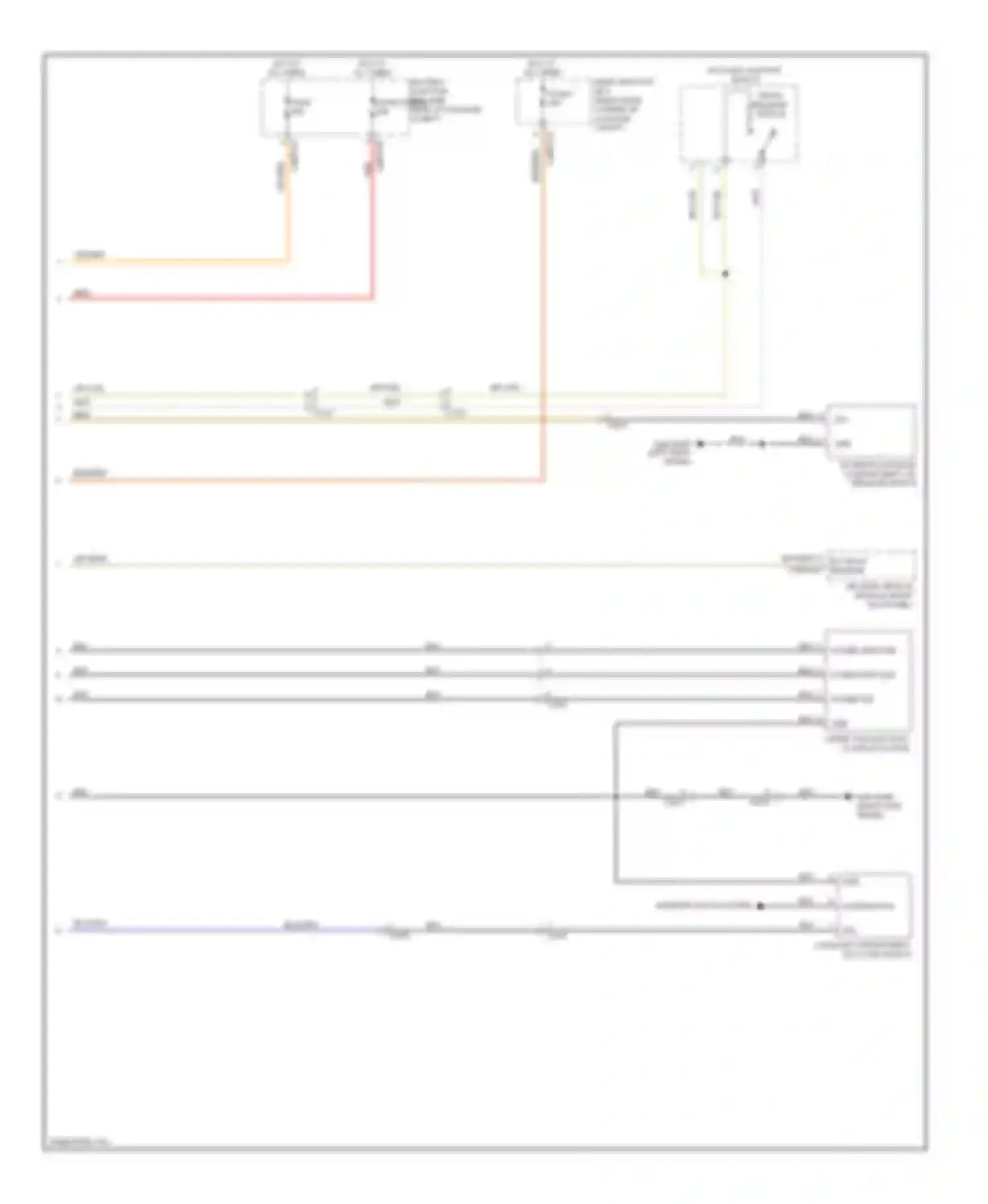 XJ Jaguar X351 (2009-2015): Trunk & fuel door release circuit (2 of 2)