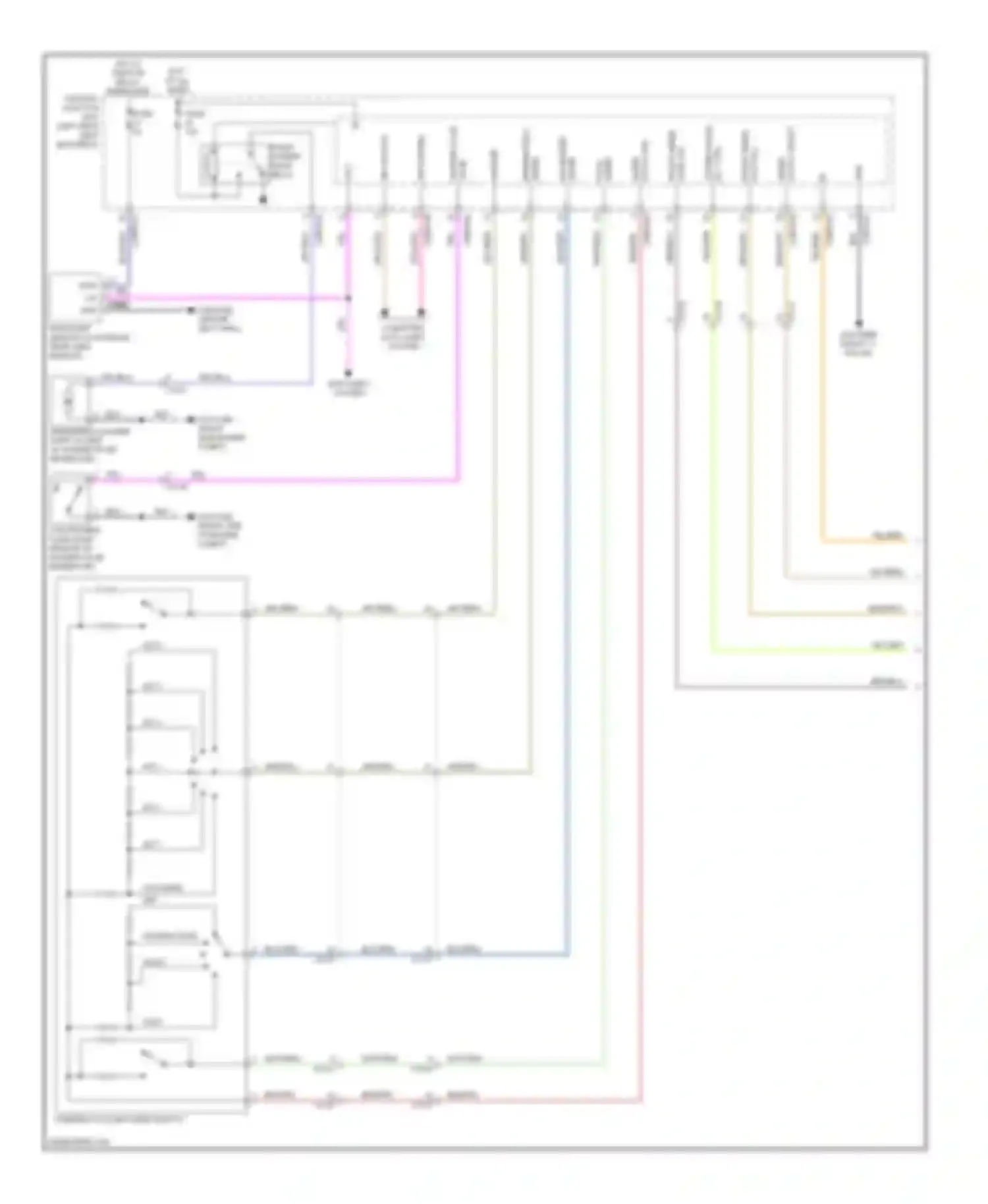 XJ Jaguar X351 (2009-2015): Wiper/washer circuit (1 of 2)