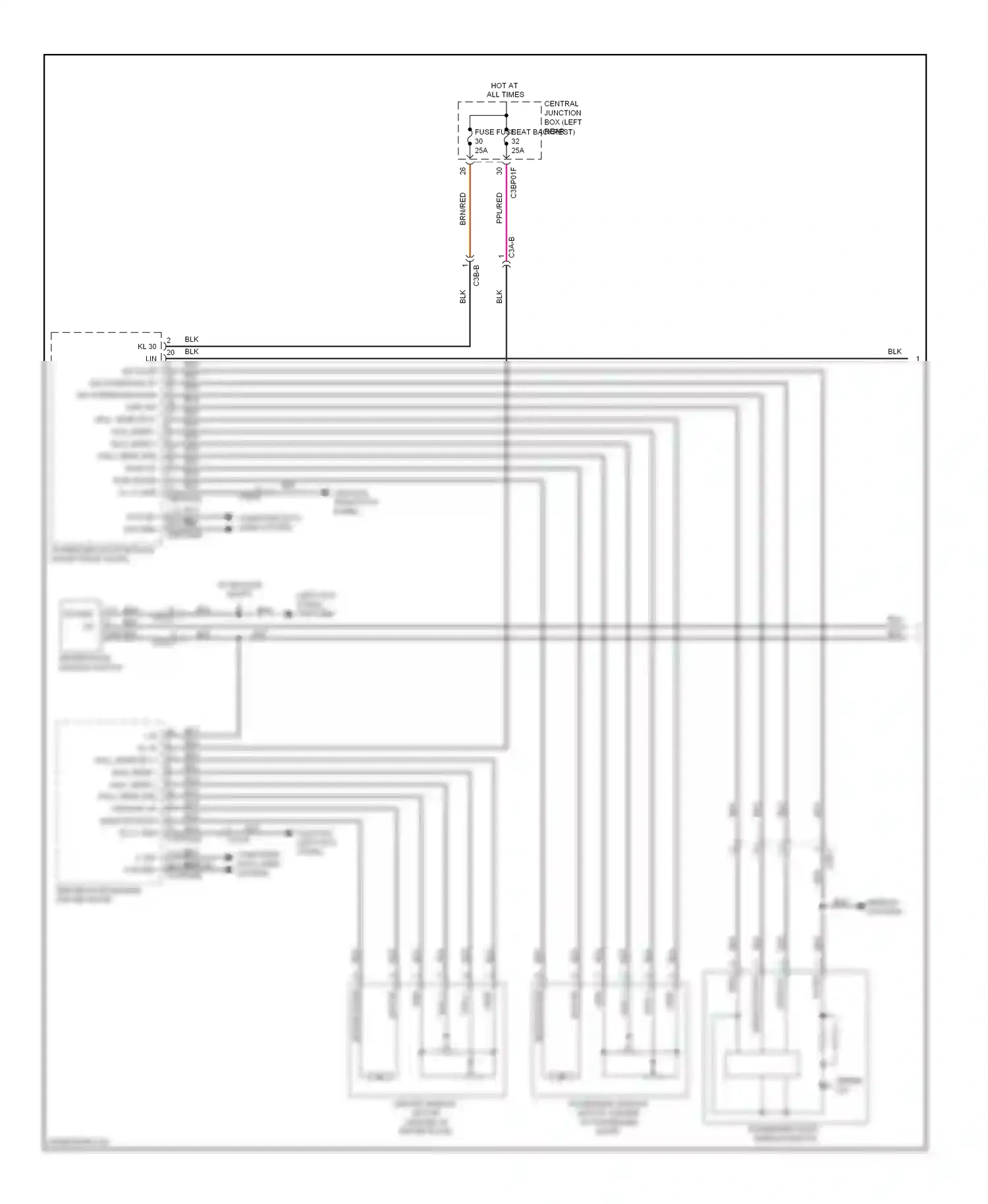 Jaguar XJ X351 (2009-2015) computer data lines system wiring diagram  (55 of 82)
