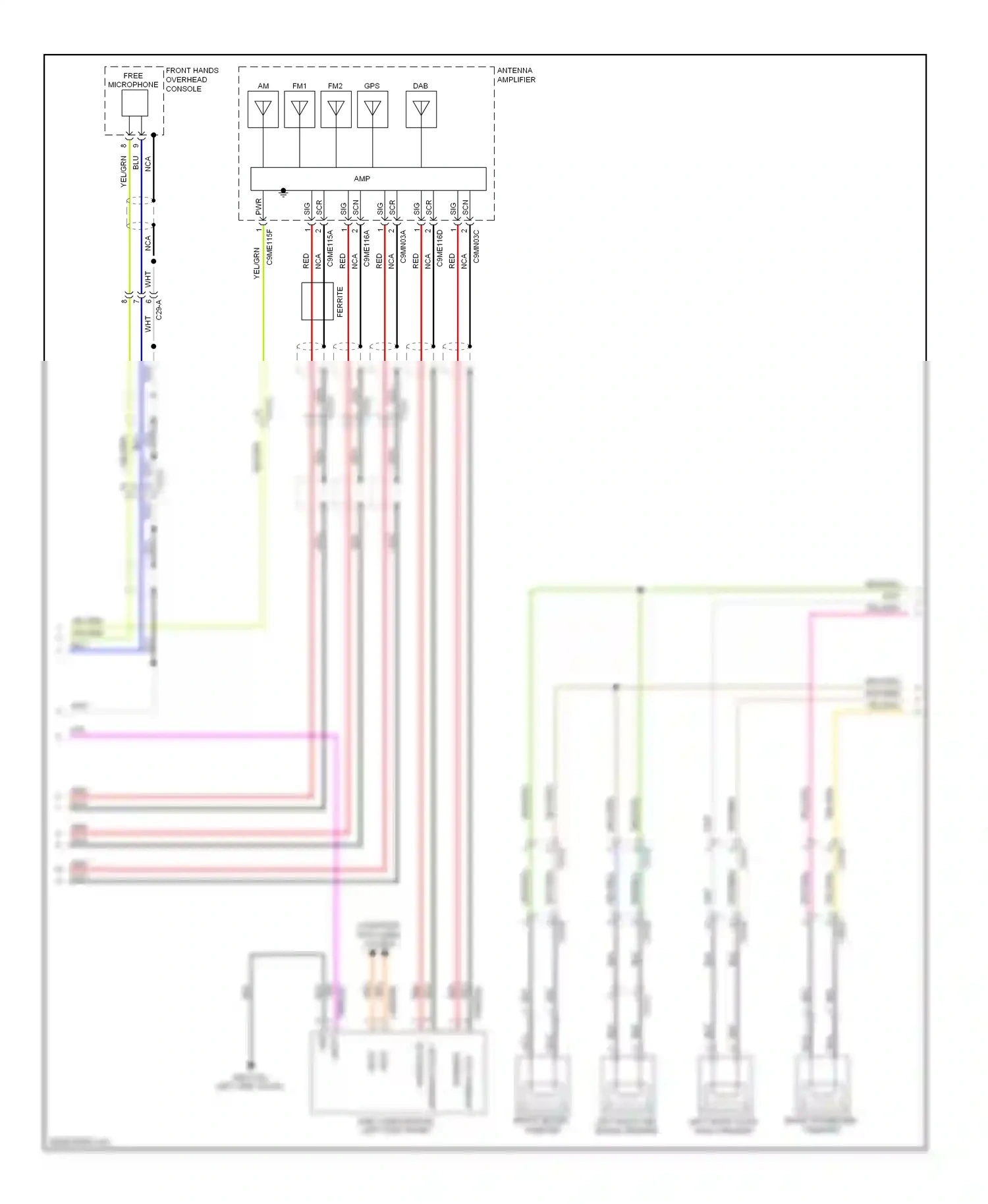 Jaguar XJ X351 (2009-2015) computer data lines system wiring diagram  (63 of 82)