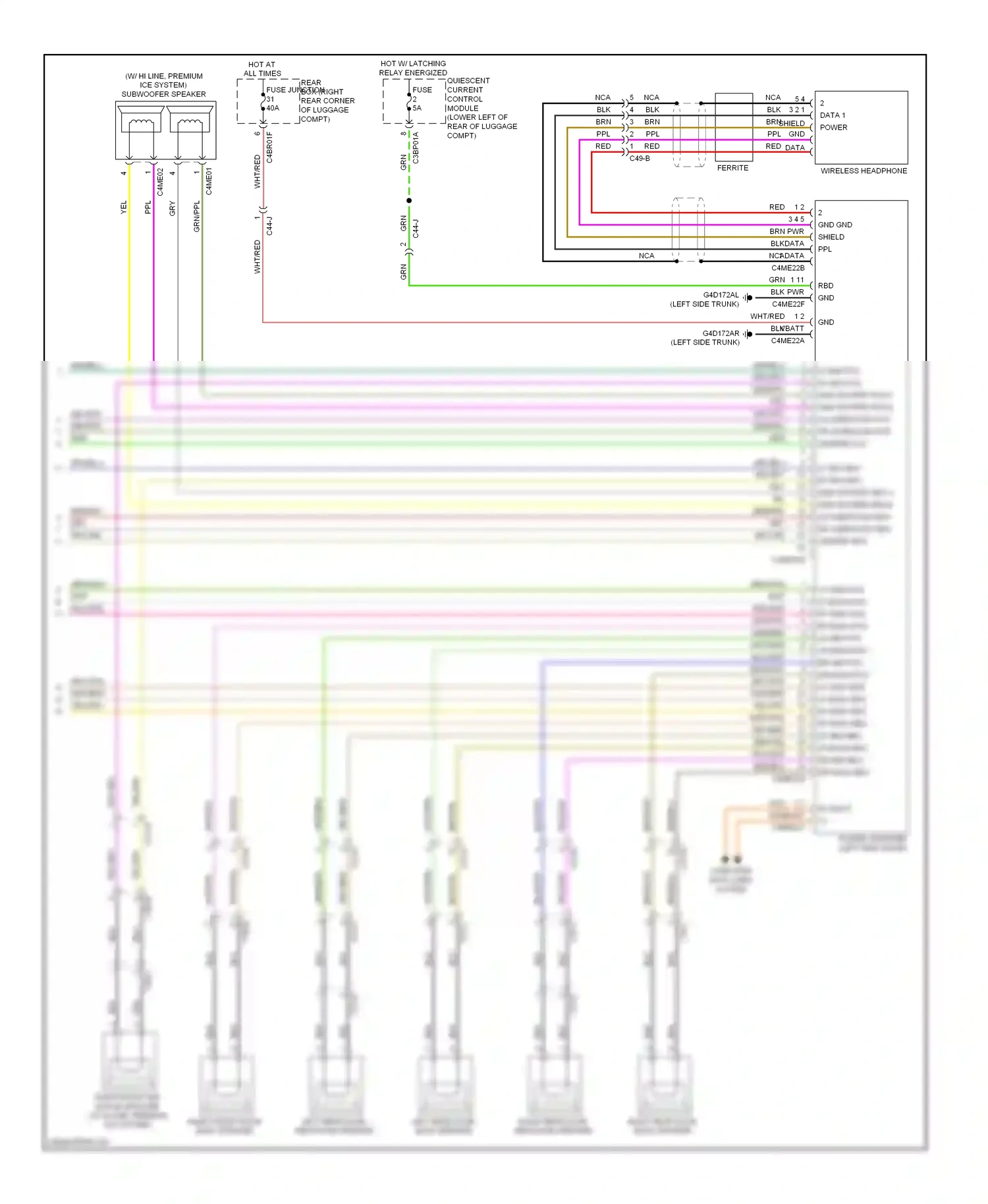 Jaguar XJ X351 (2009-2015) computer data lines system wiring diagram  (67 of 82)