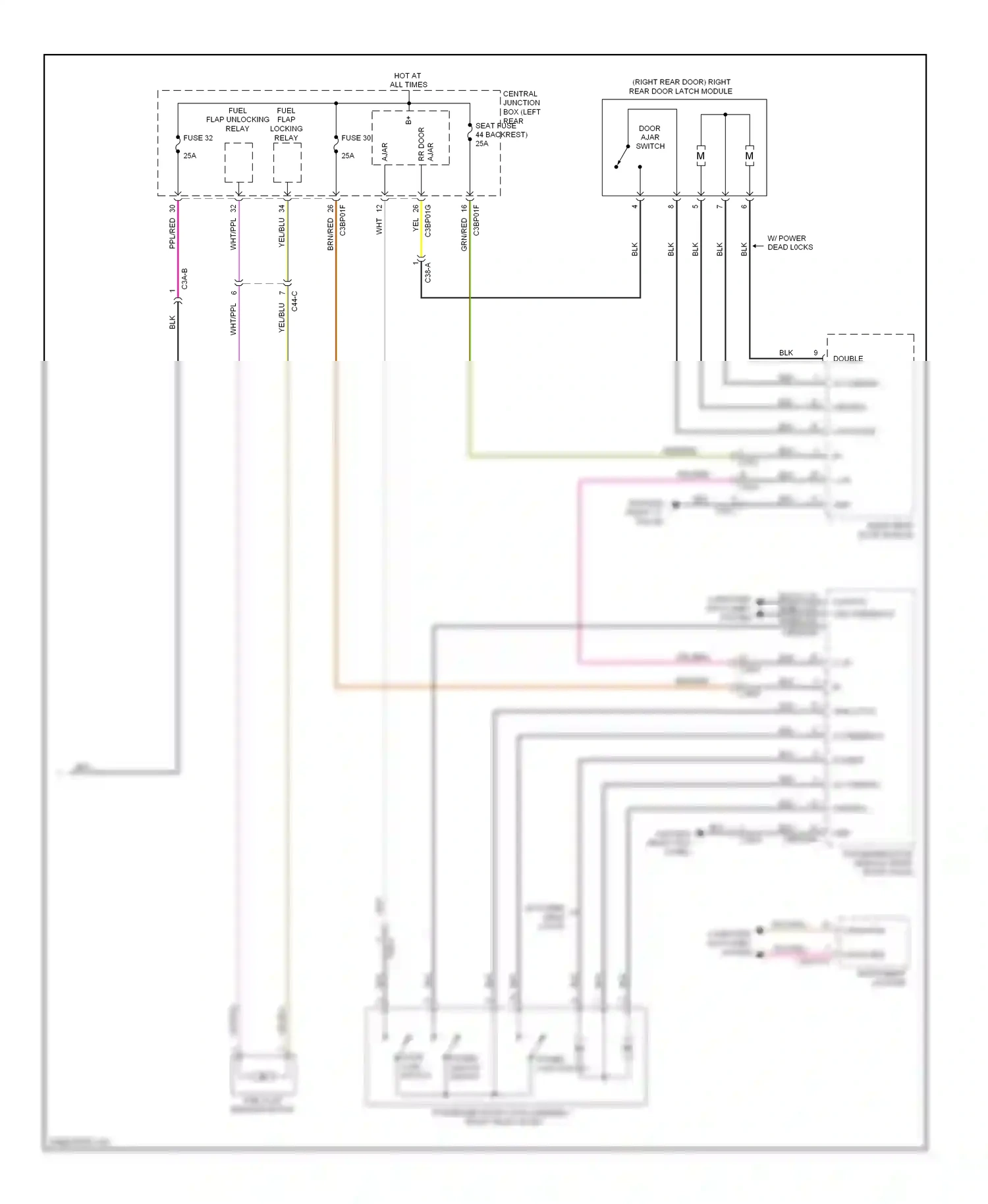 Jaguar XJ X351 (2009-2015) computer data lines system wiring diagram  (42 of 82)