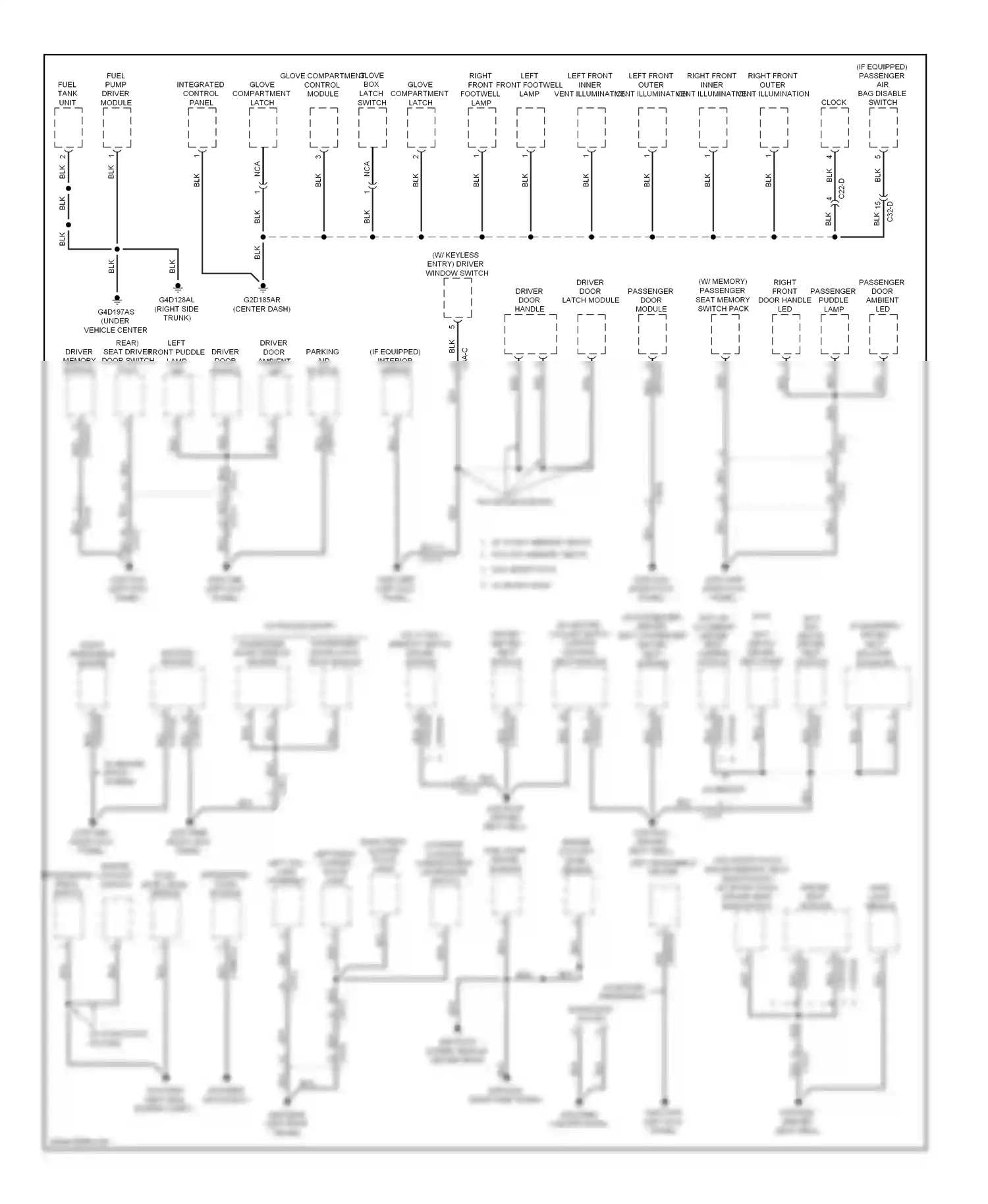 Jaguar XJ X351 (2009-2015) (left side engine compt) wiring diagram  (5 of 10)