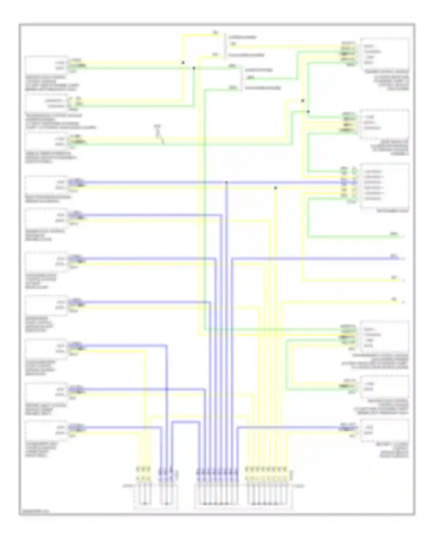 XJR Jaguar II (1994-2003): Computer data lines circuit (1 of 2)