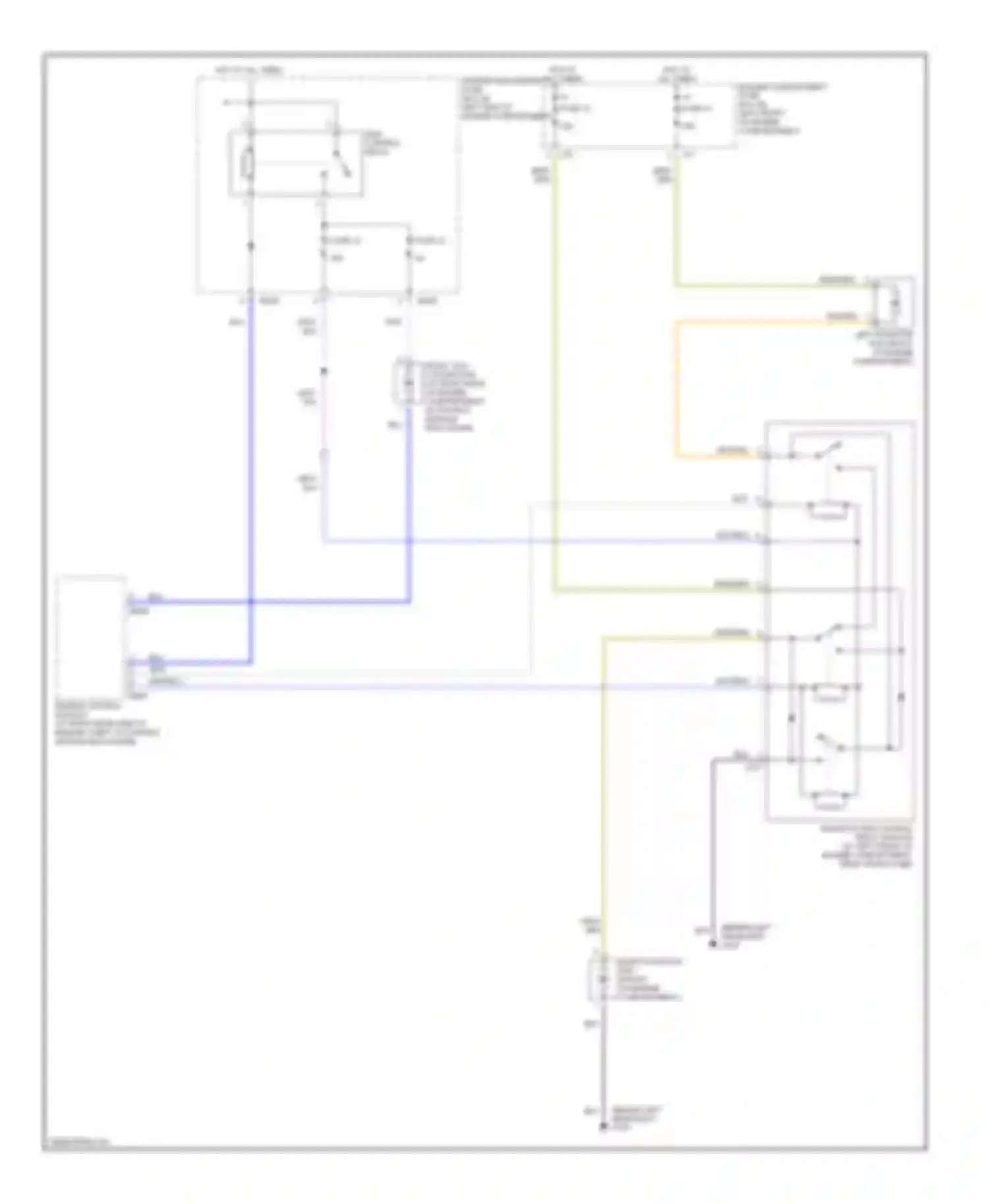 XJR Jaguar II (1994-2003): Cooling fan circuit