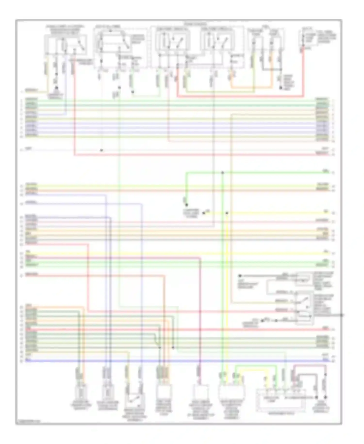 XJR Jaguar II (1994-2003): Wiring diagram engine performance 4.0l (2 of 4)