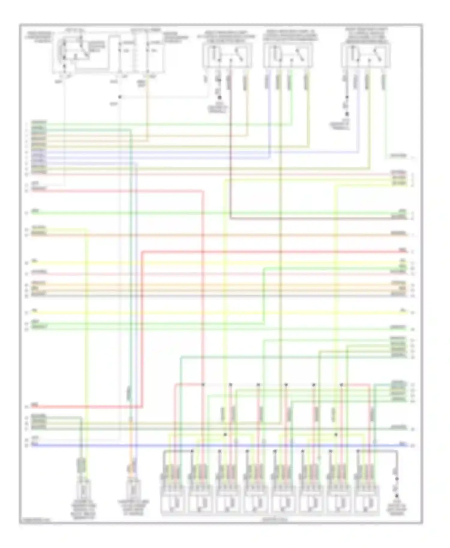 XJR Jaguar II (1994-2003): Wiring diagram engine performance 4.0l (3 of 4)