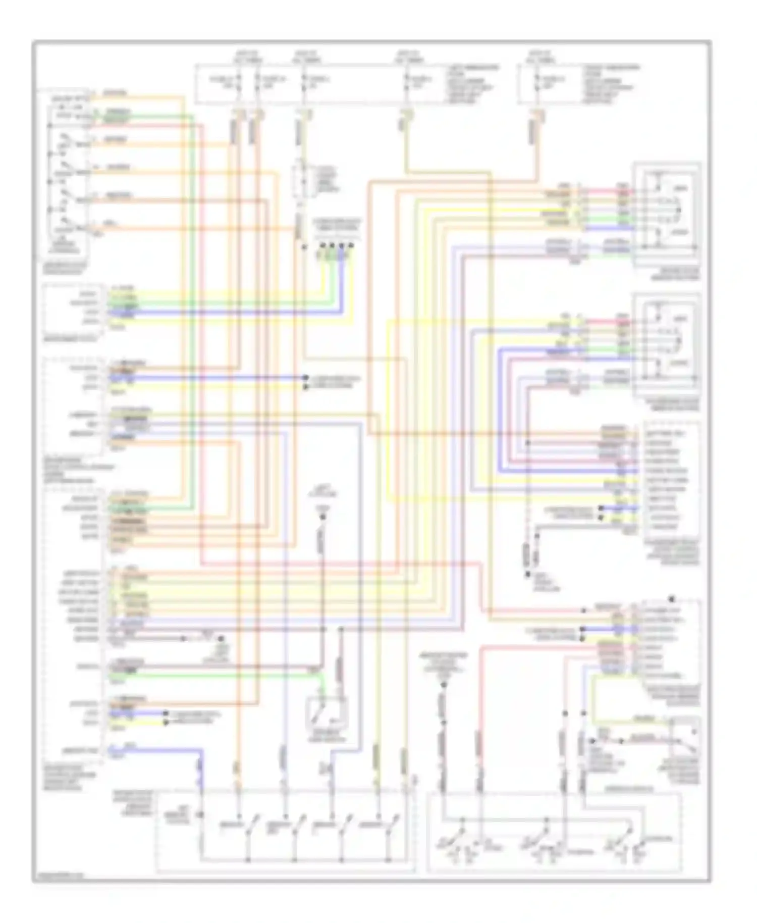 XJR Jaguar II (1994-2003): Memory mirrors circuit